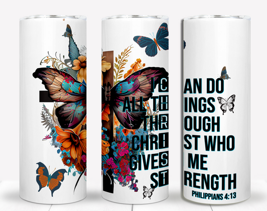 Inspirational 20oz Sublimation Tumbler Image