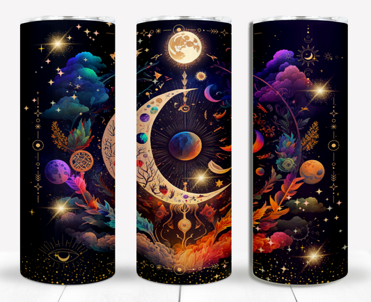 Fantasy Moon 20oz Sublimation Tumbler Image