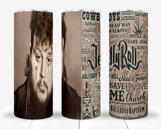 Music Artist Sublimation 20oz Tumbler Image