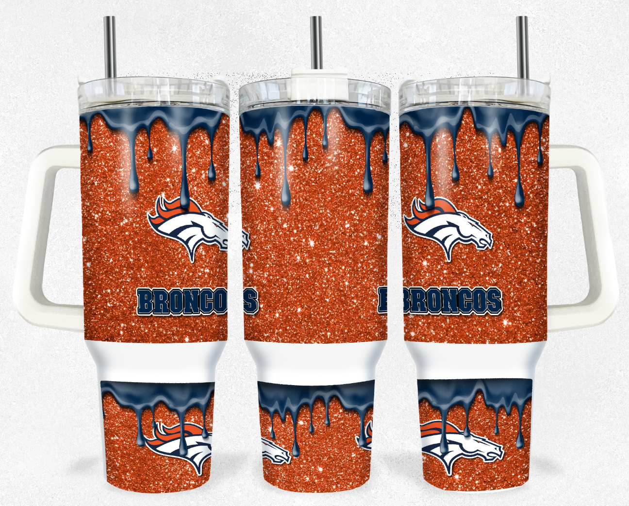 Football Sublimation Tumbler Image 40oz