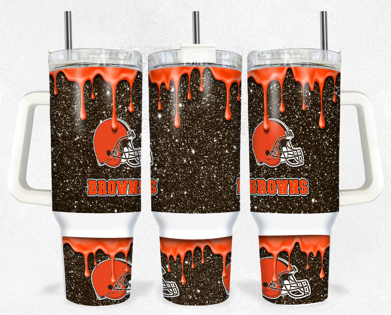 Football Sublimation Tumbler Image 40oz