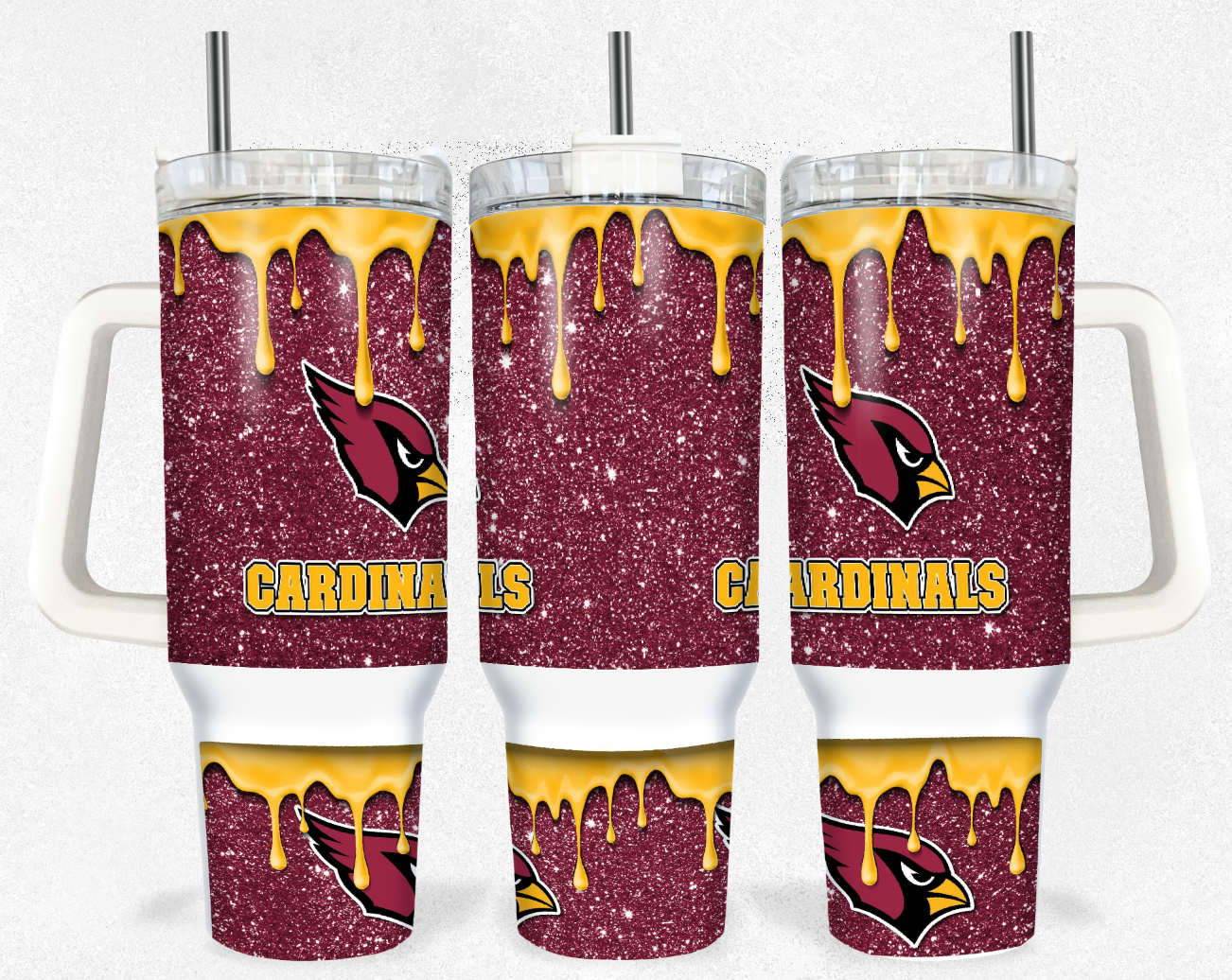 Football Sublimation Tumbler Image 40oz