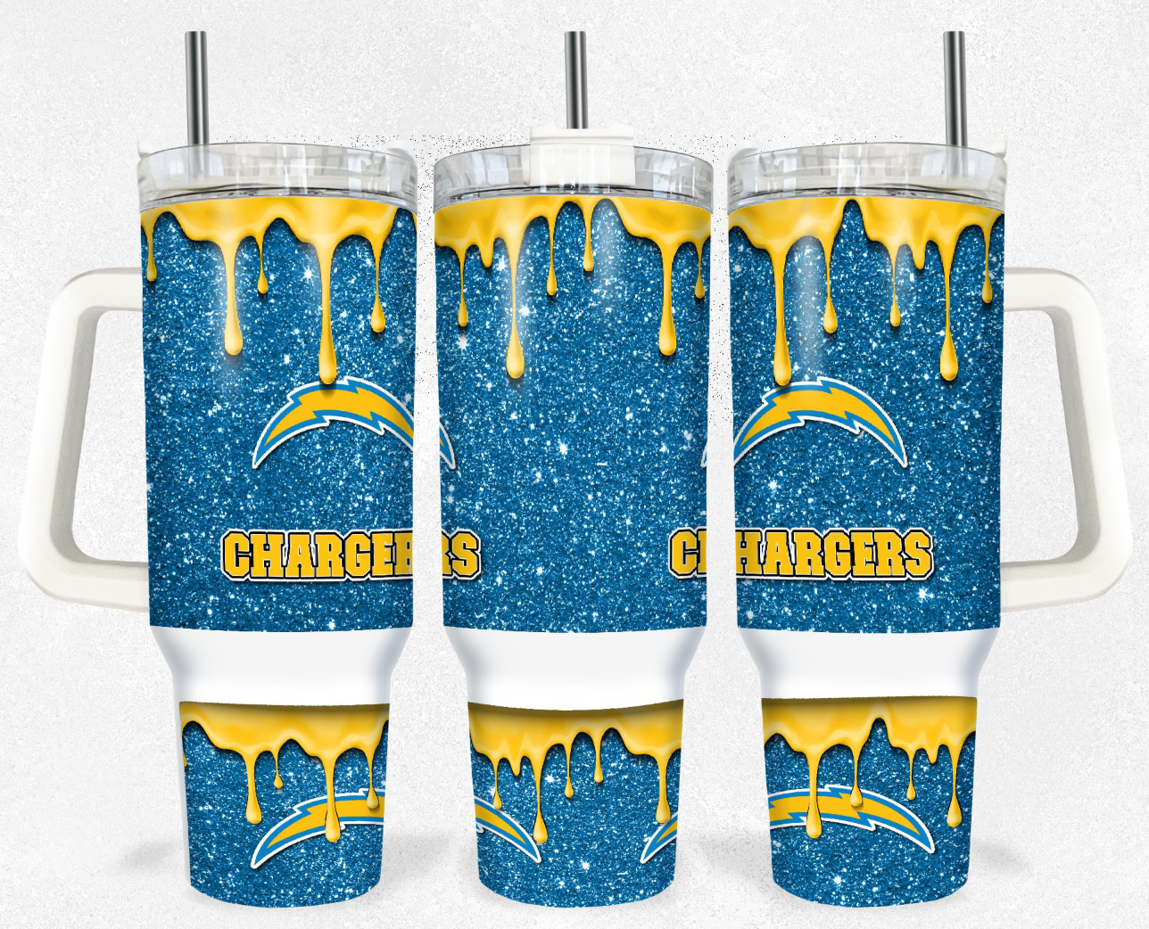 Football Sublimation Tumbler Image 40oz