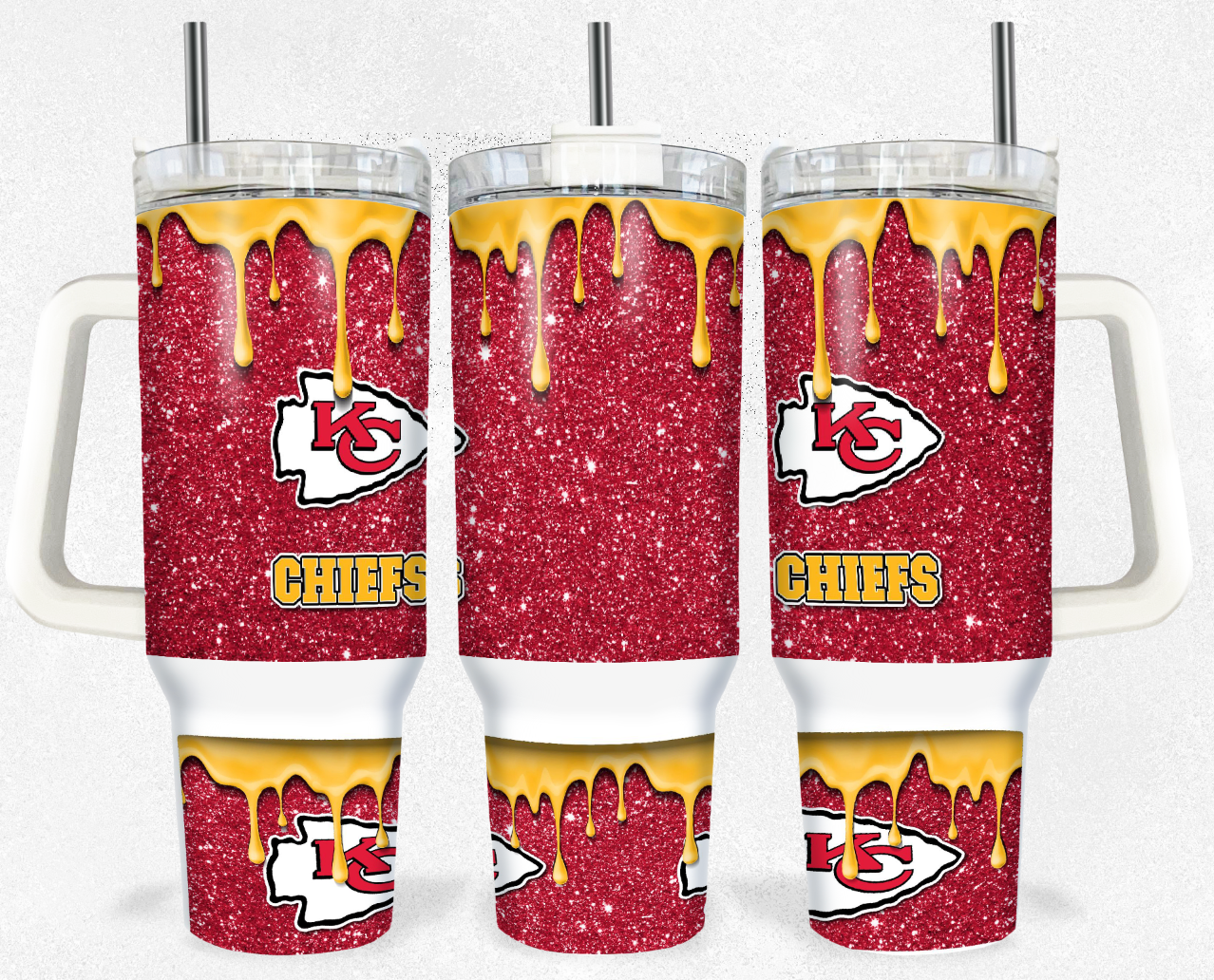 Football Sublimation Tumbler Image 40oz