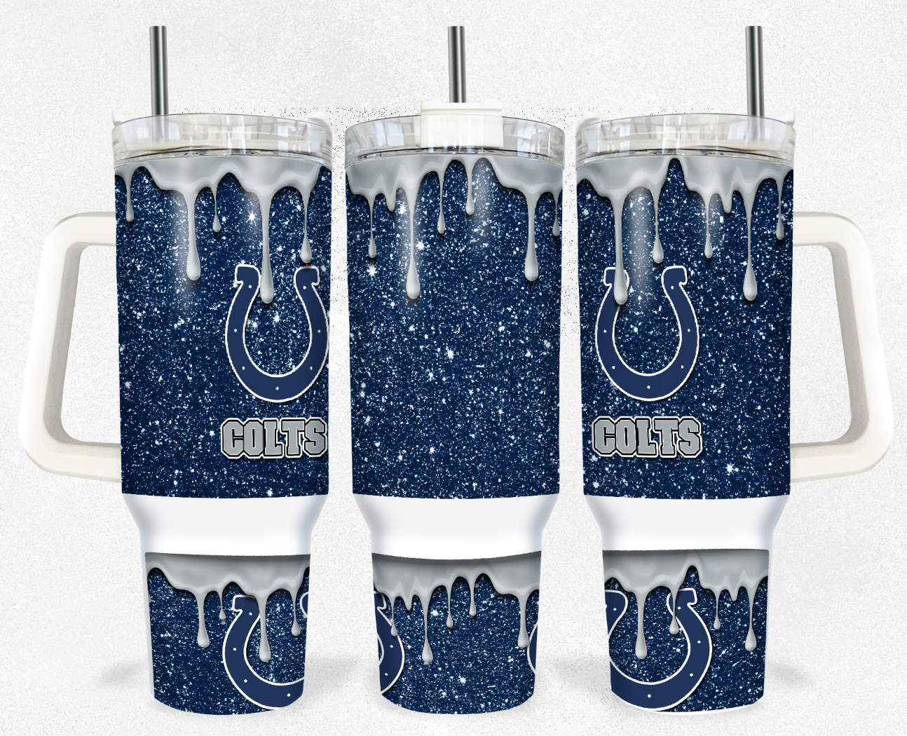 Football Sublimation Tumbler Image 40oz