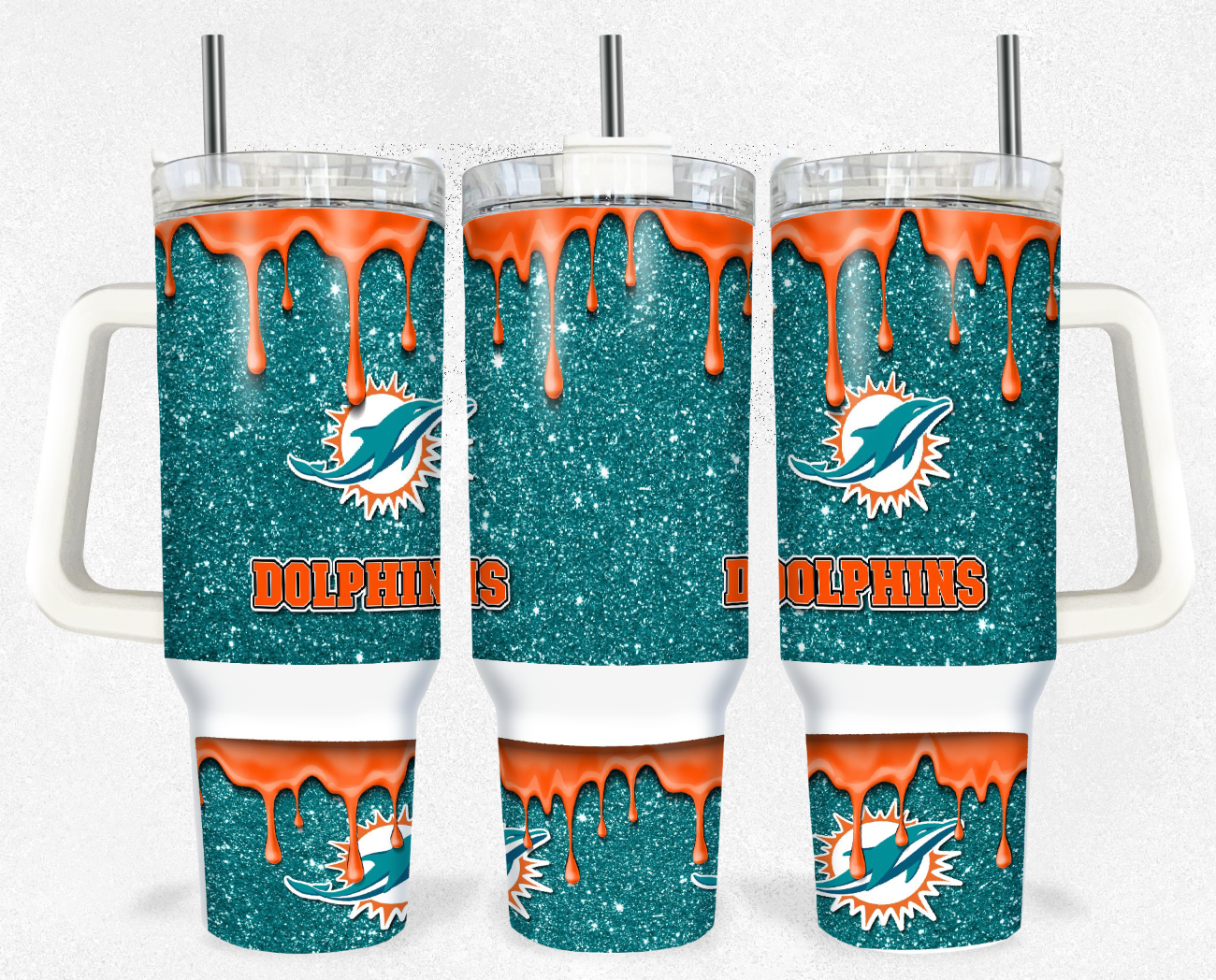 Football Sublimation Tumbler Image 40oz