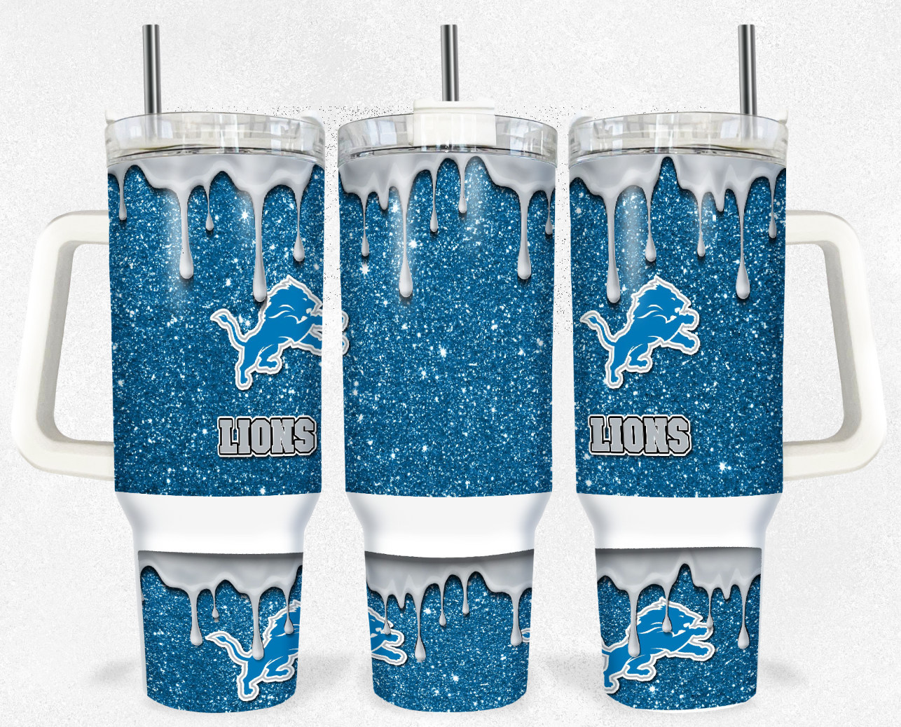 Football Sublimation Tumbler Image 40oz