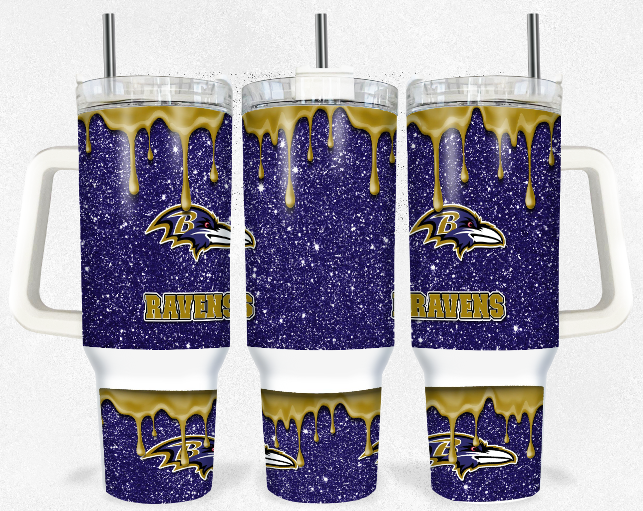 Football Sublimation Tumbler Image 40oz