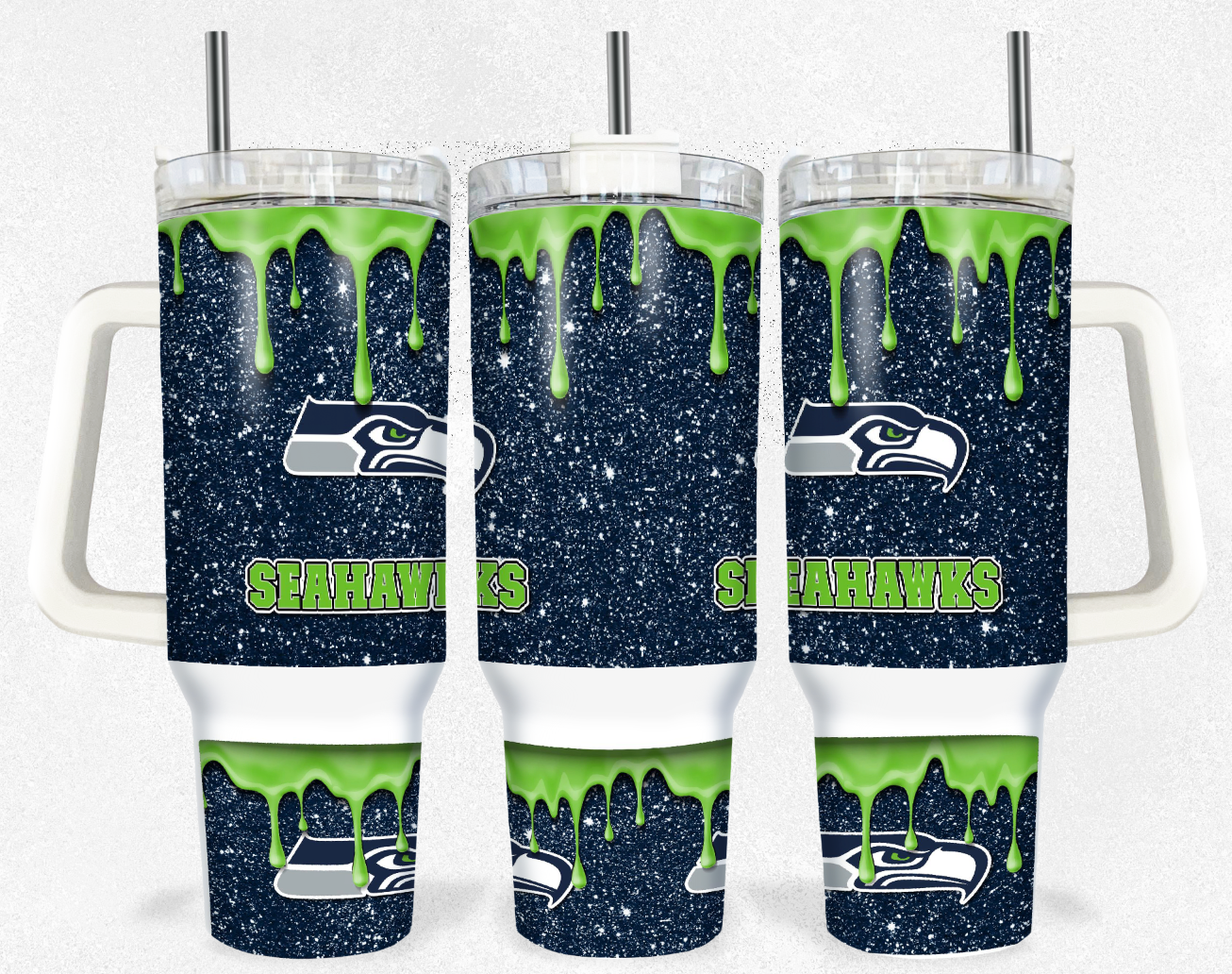 Football Sublimation Tumbler Image 40oz