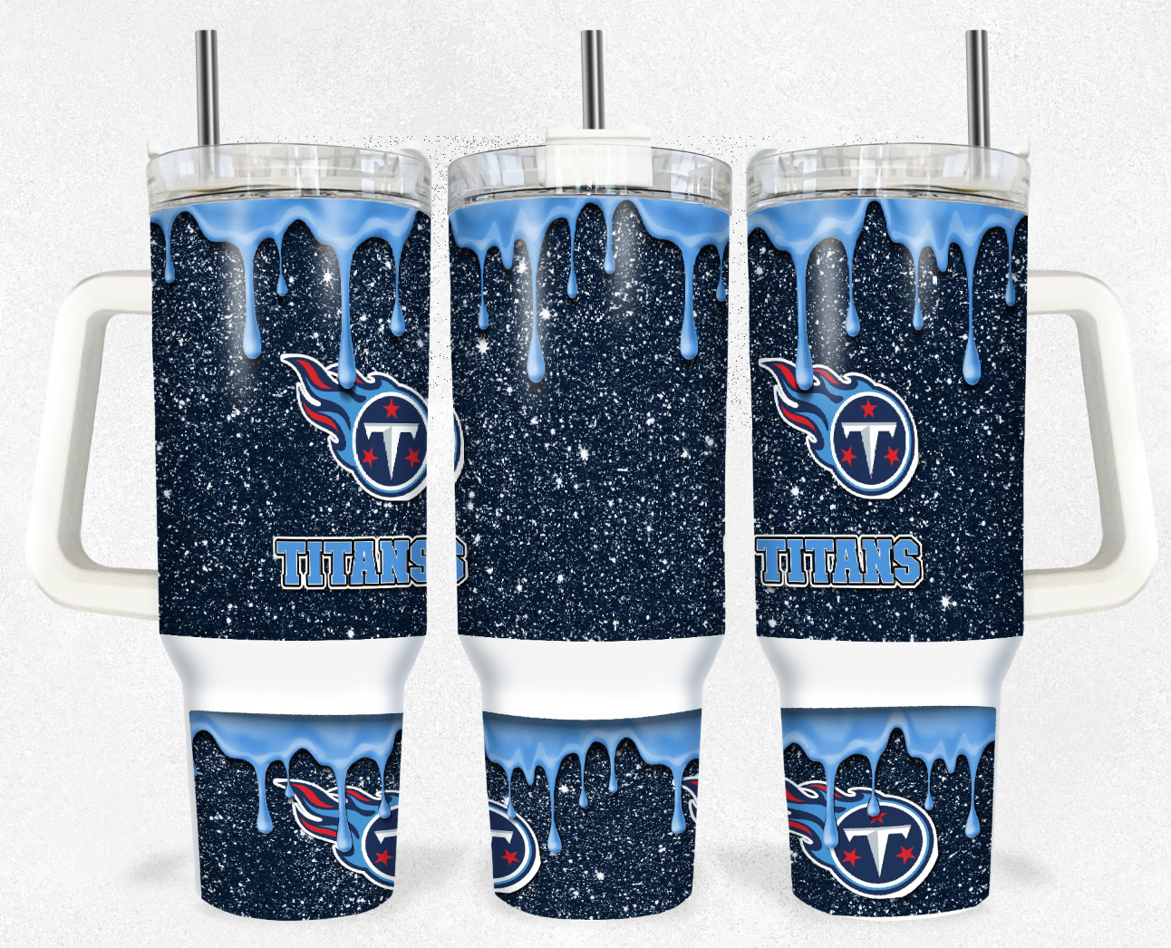 Football Sublimation Tumbler Image 40oz