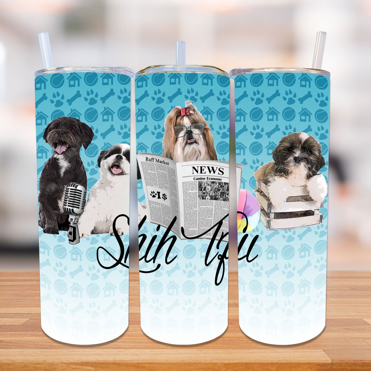 55 Dog Breeds Sublimation Tumbler Images Bundle 20 oz