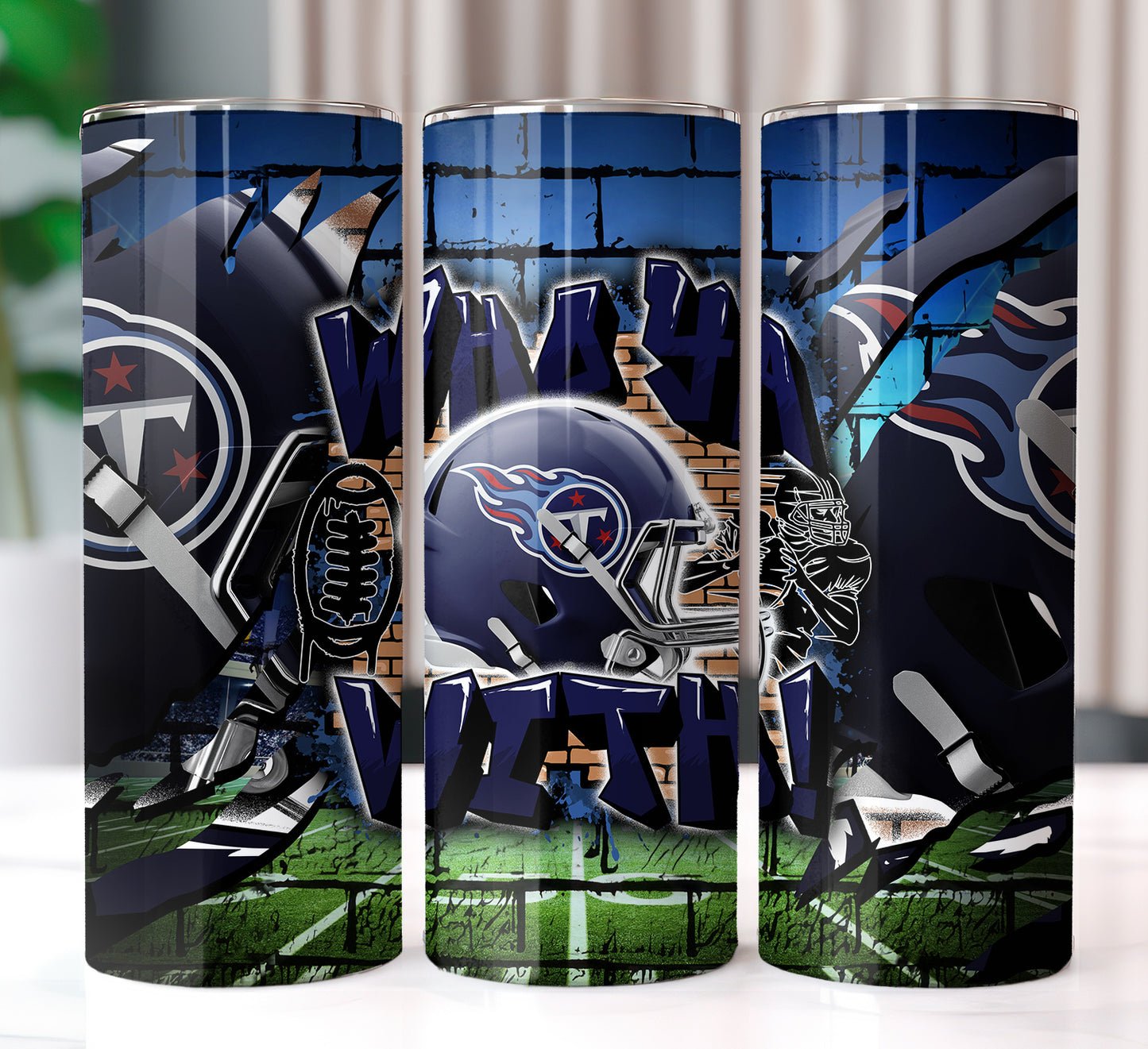 Football Sublimation 20oz Tumbler Images