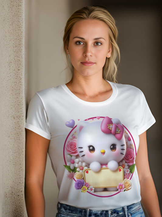 Kitty Sublimation/DTF T-shirt Image