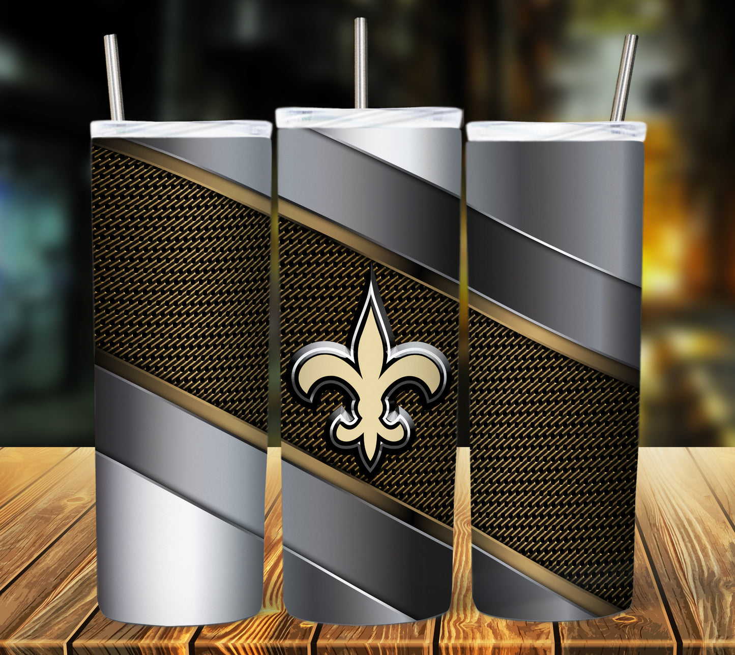 Football 20oz Sublimation Tumbler Image