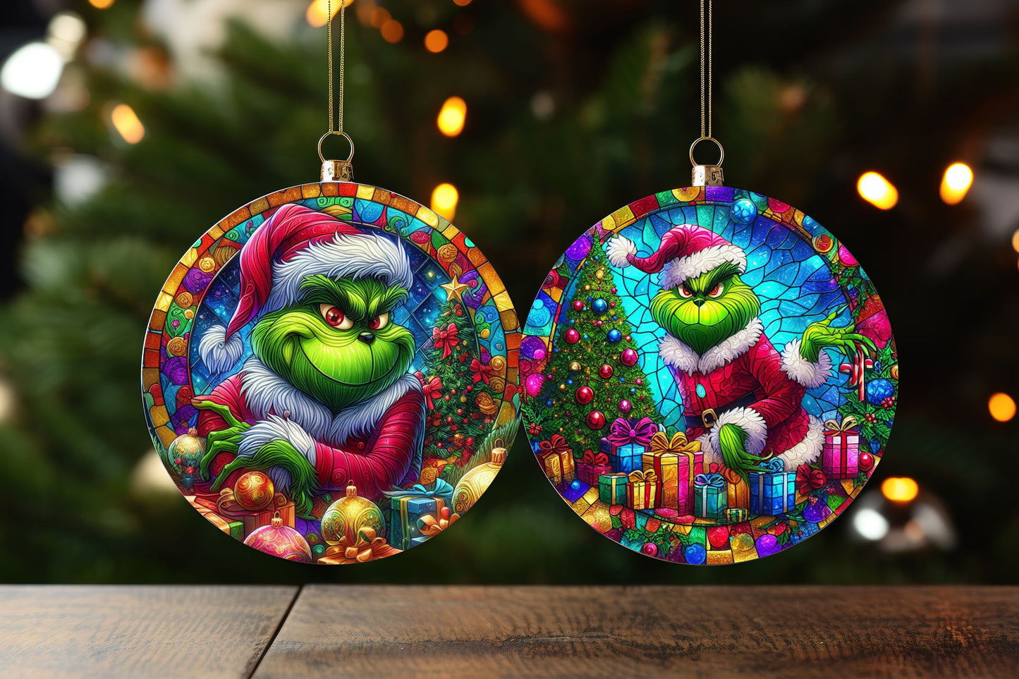 100+ Christmas Sublimation Ornament/Car Coaster Images Bundle