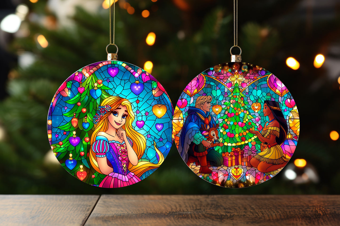 100+ Christmas Sublimation Ornament/Car Coaster Images Bundle