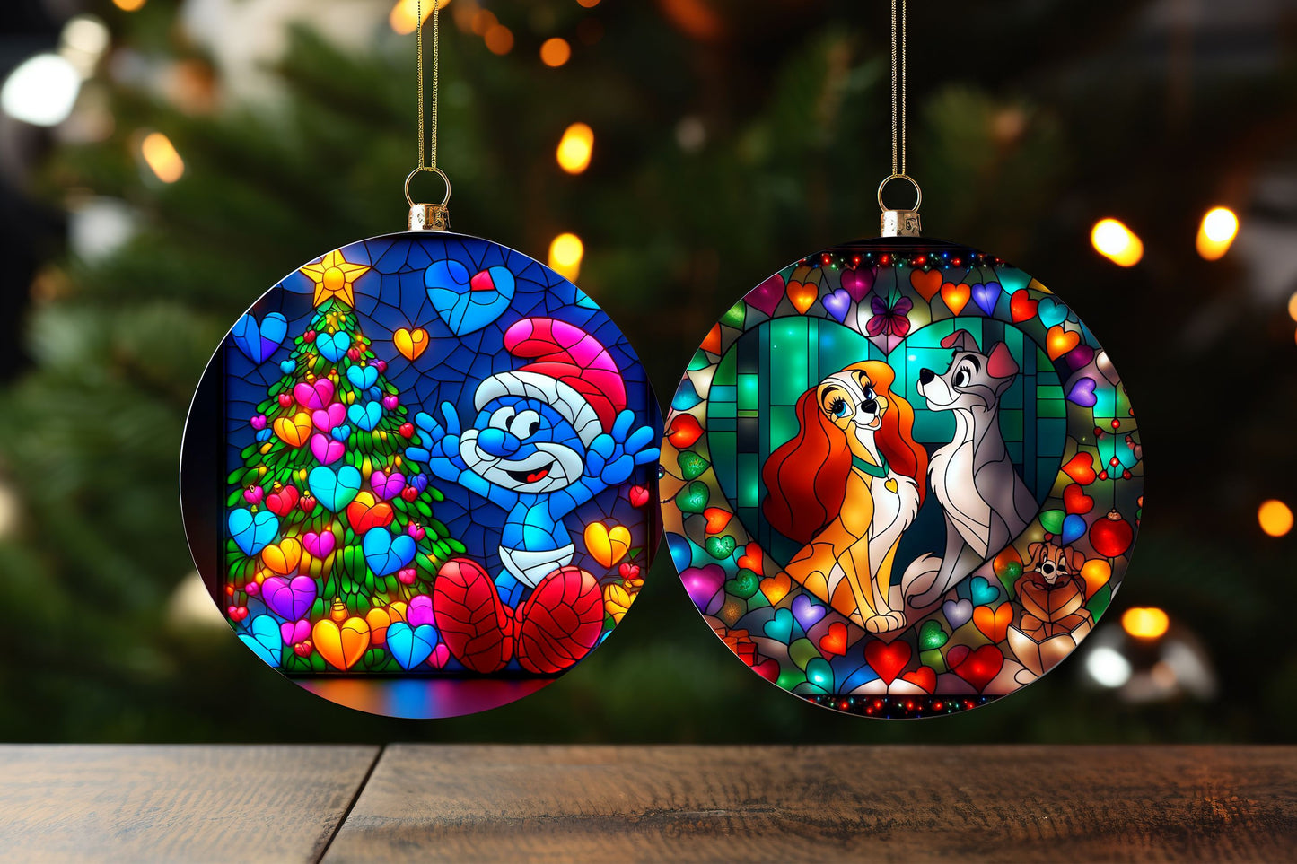 100+ Christmas Sublimation Ornament/Car Coaster Images Bundle