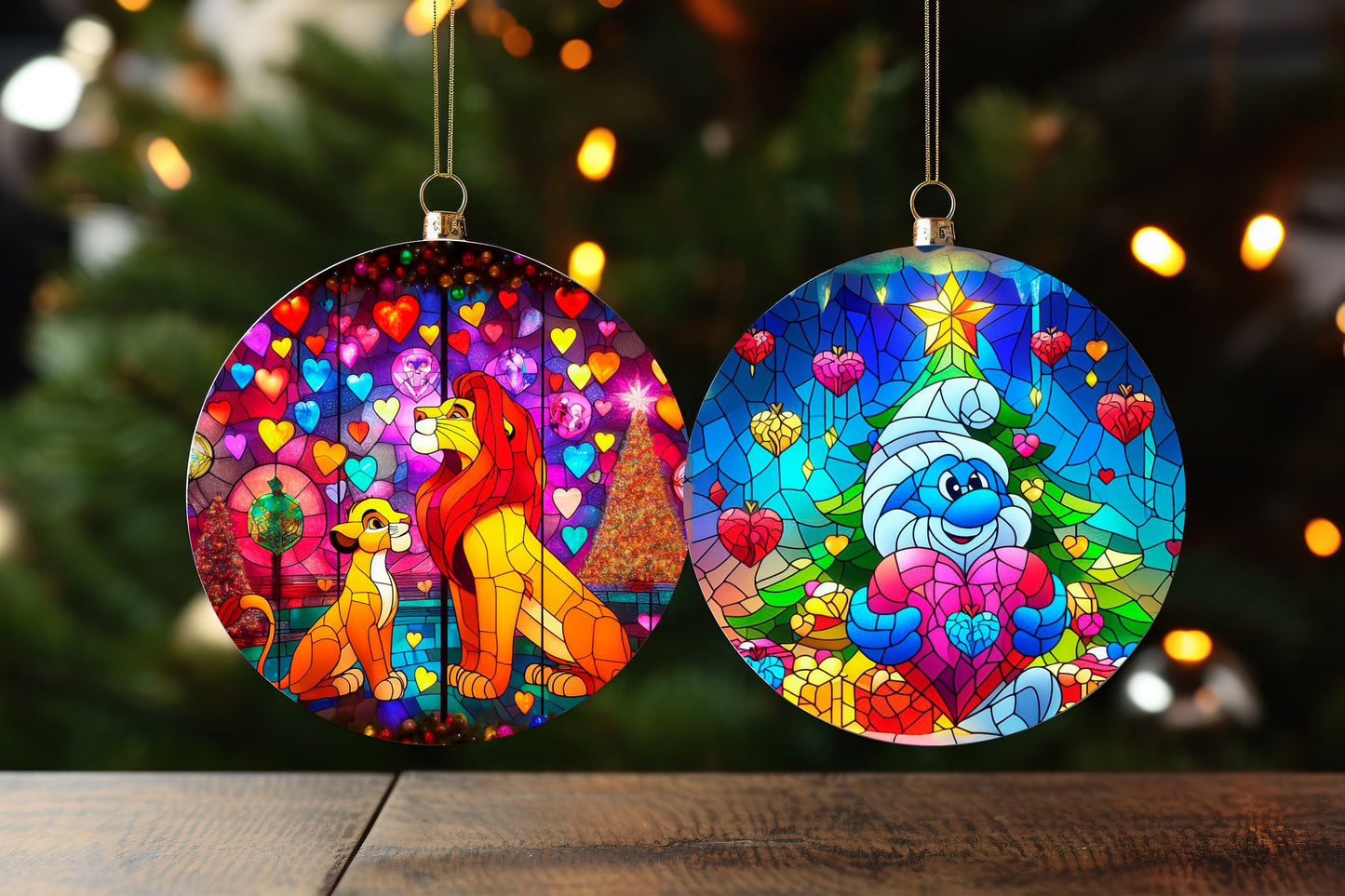 100+ Christmas Sublimation Ornament/Car Coaster Images Bundle