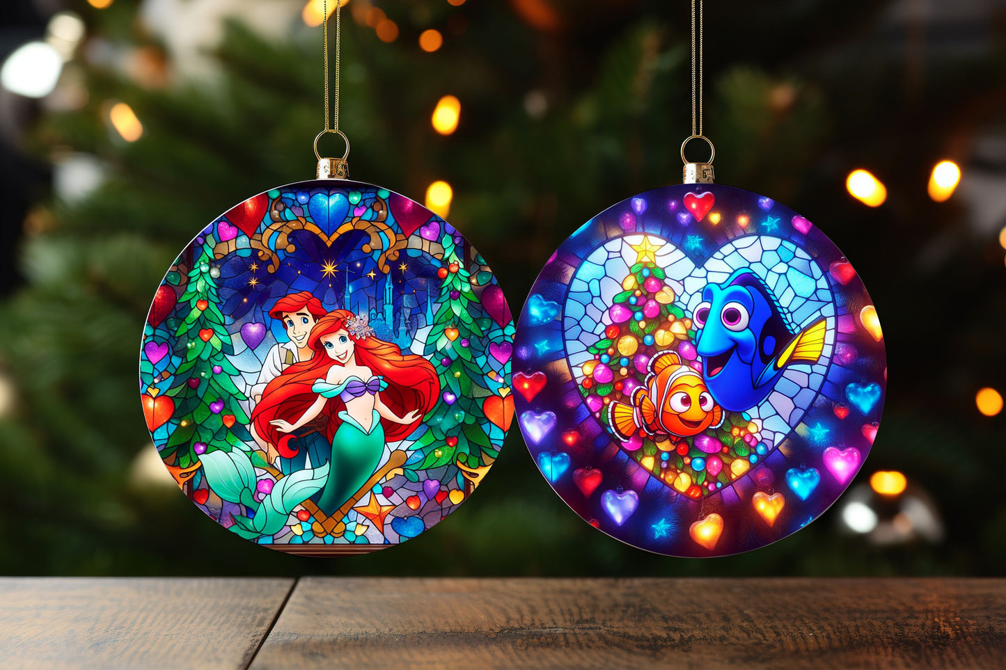 100+ Christmas Sublimation Ornament/Car Coaster Images Bundle