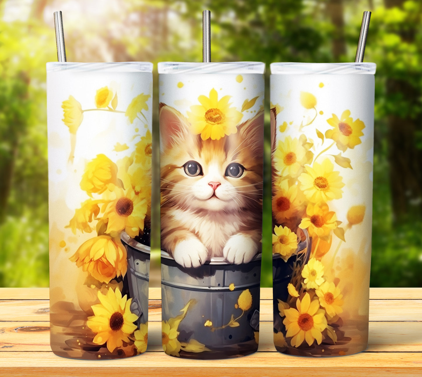 Cute Animal Buckets Sublimation 20oz Images Bundle