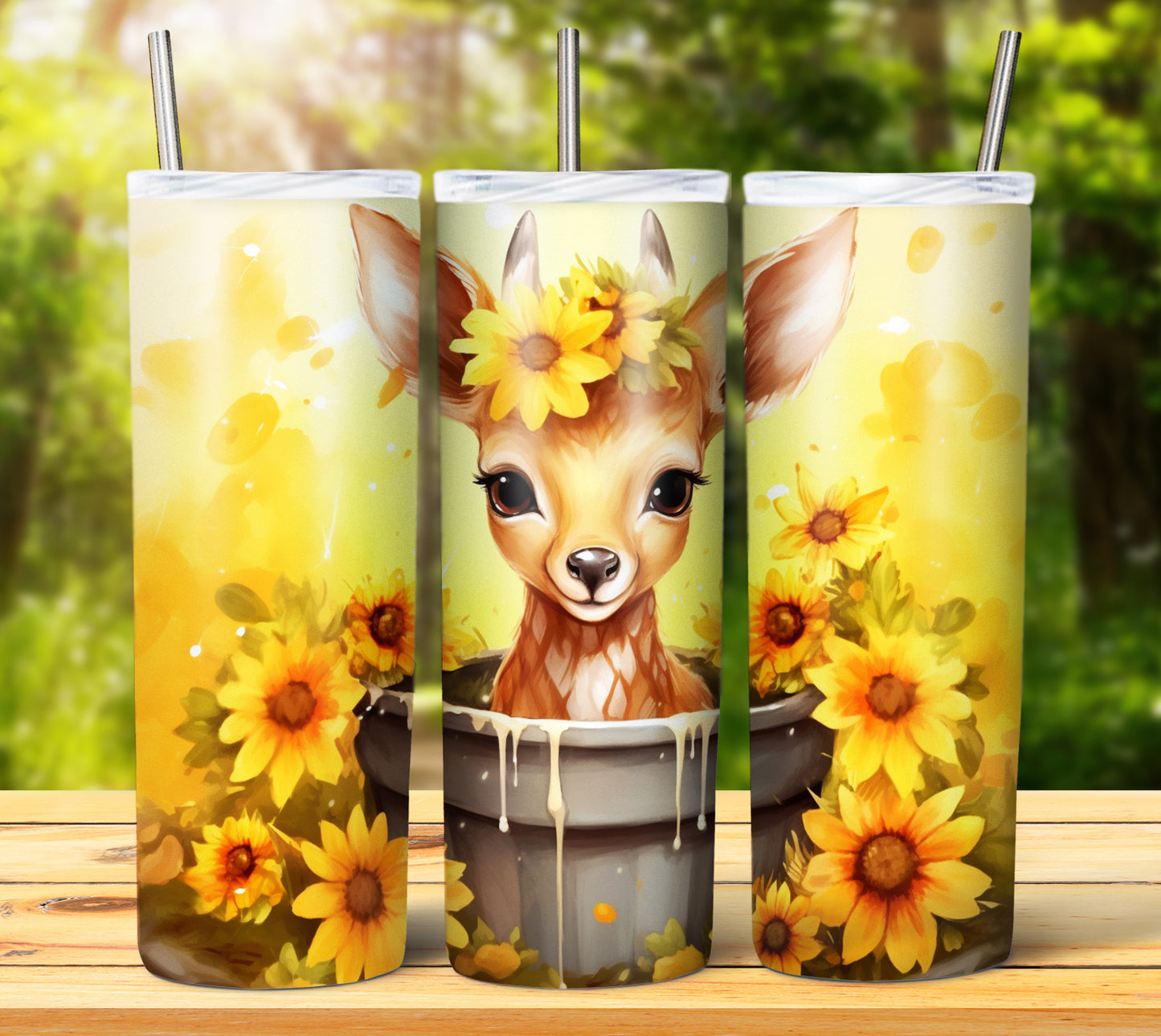 Cute Animal Buckets Sublimation 20oz Images Bundle