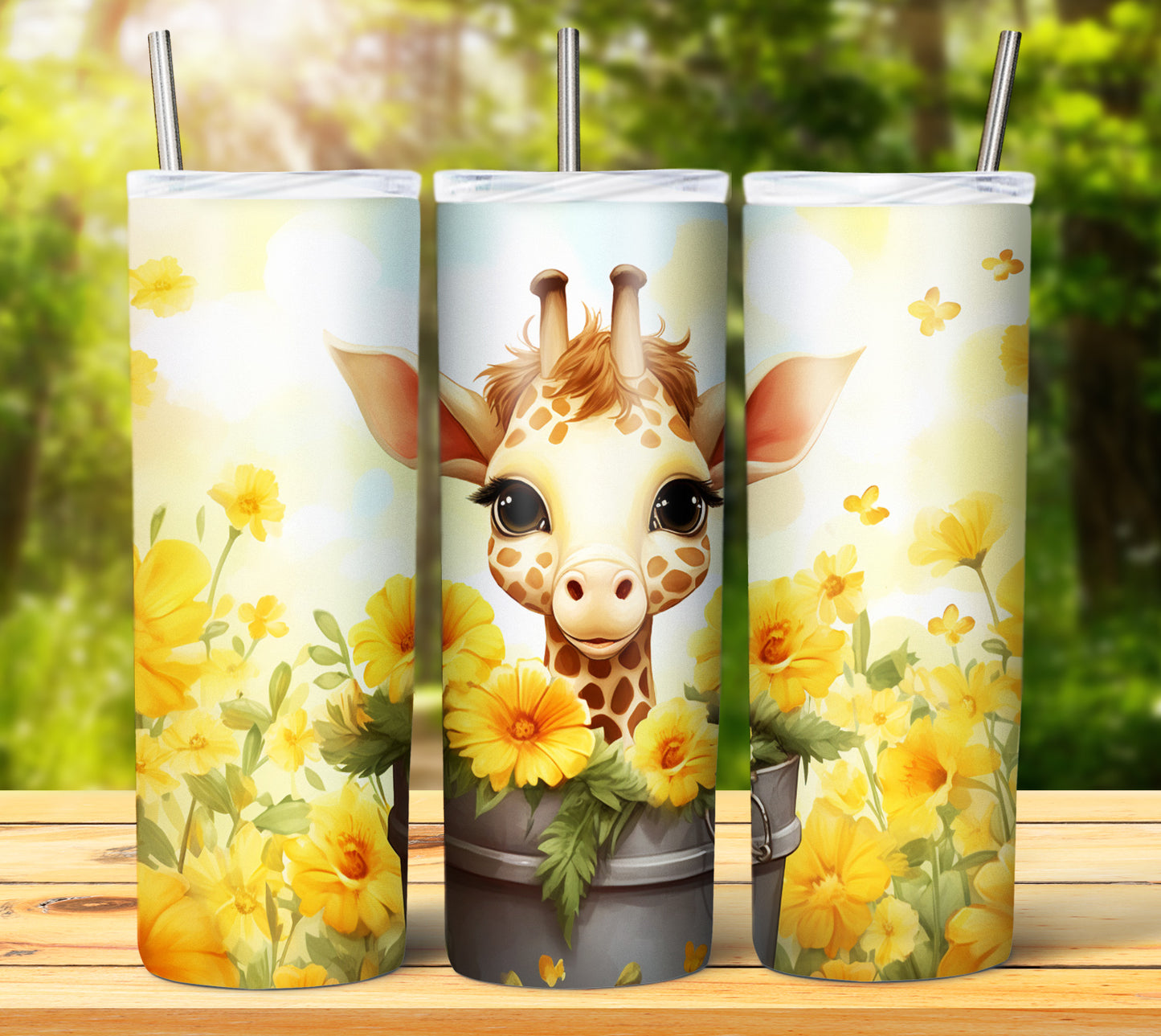 Cute Animal Buckets Sublimation 20oz Images Bundle