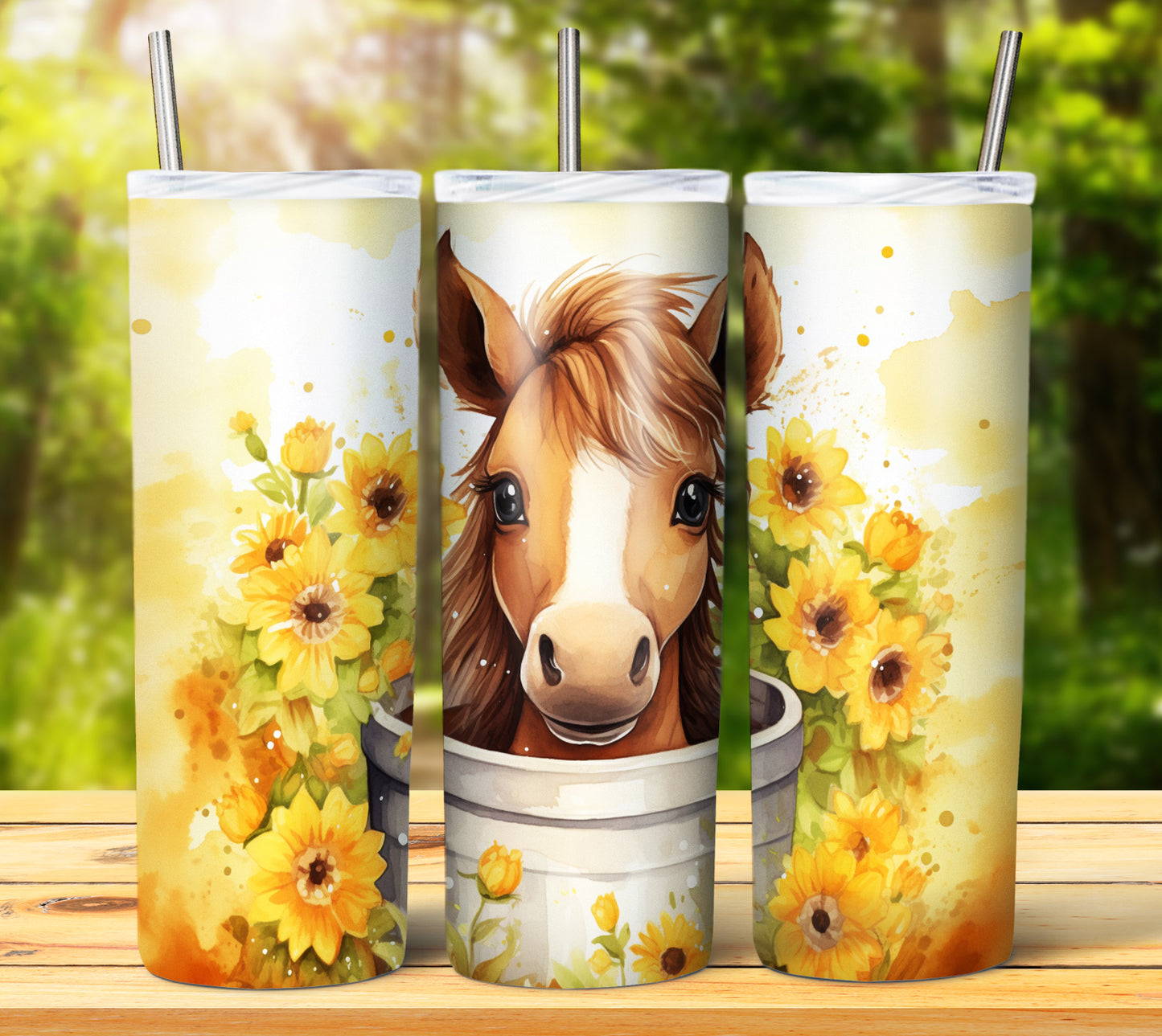 Cute Animal Buckets Sublimation 20oz Images Bundle