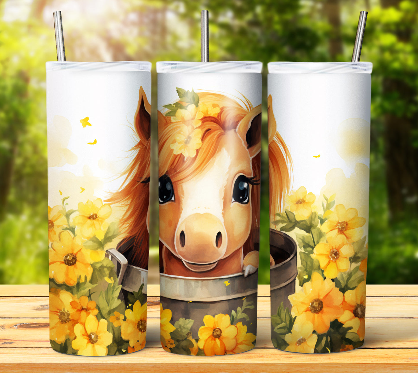 Cute Animal Buckets Sublimation 20oz Images Bundle