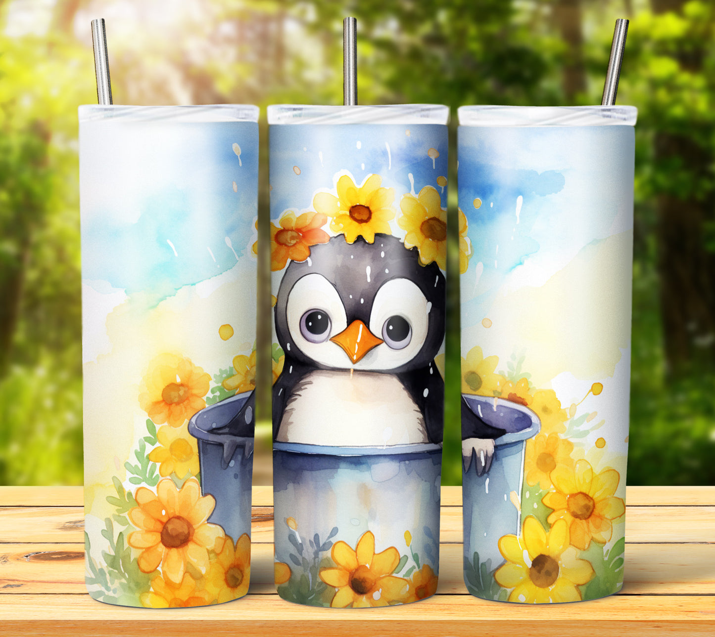 Cute Animal Buckets Sublimation 20oz Images Bundle