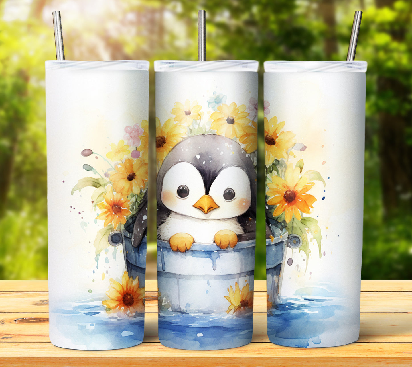 Cute Animal Buckets Sublimation 20oz Images Bundle