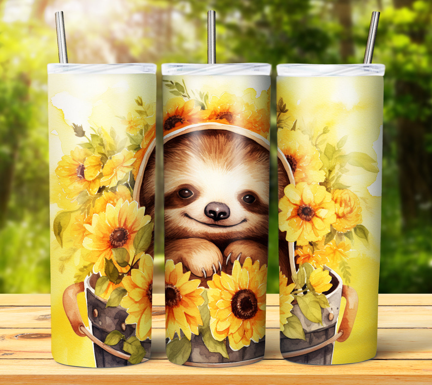 Cute Animal Buckets Sublimation 20oz Images Bundle