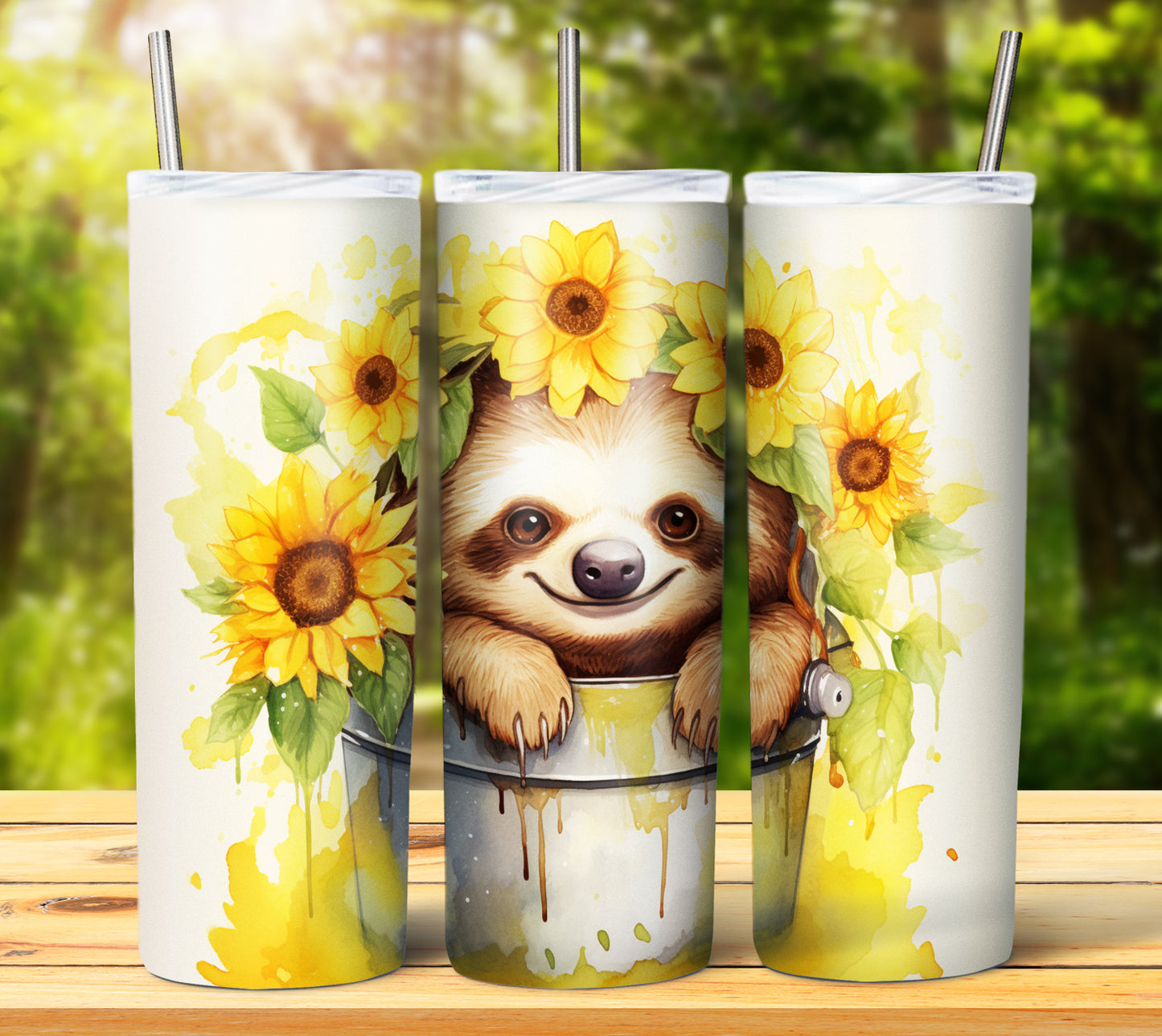 Cute Animal Buckets Sublimation 20oz Images Bundle