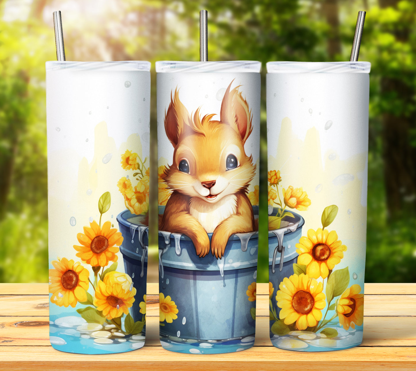 Cute Animal Buckets Sublimation 20oz Images Bundle