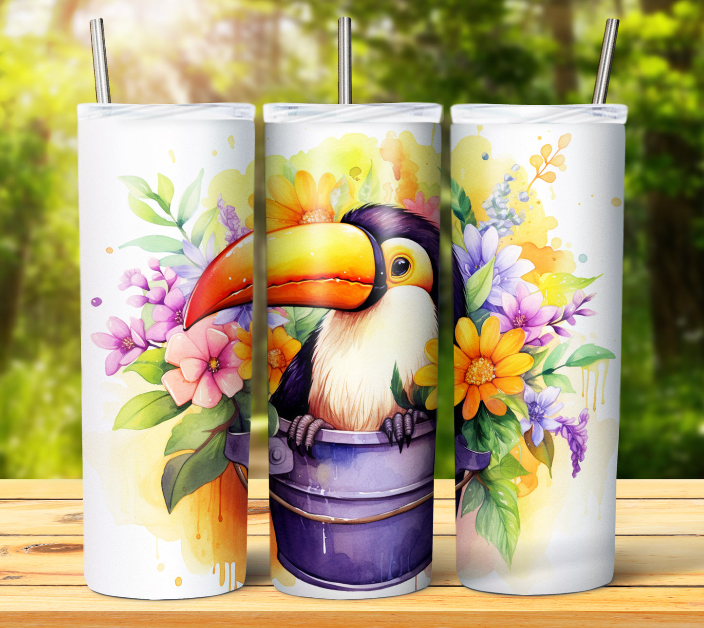 Cute Animal Buckets Sublimation 20oz Images Bundle