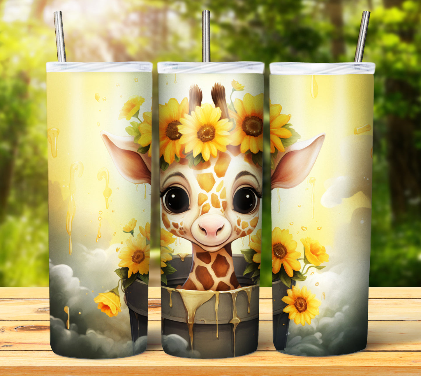 Cute Animal Buckets Sublimation 20oz Images Bundle