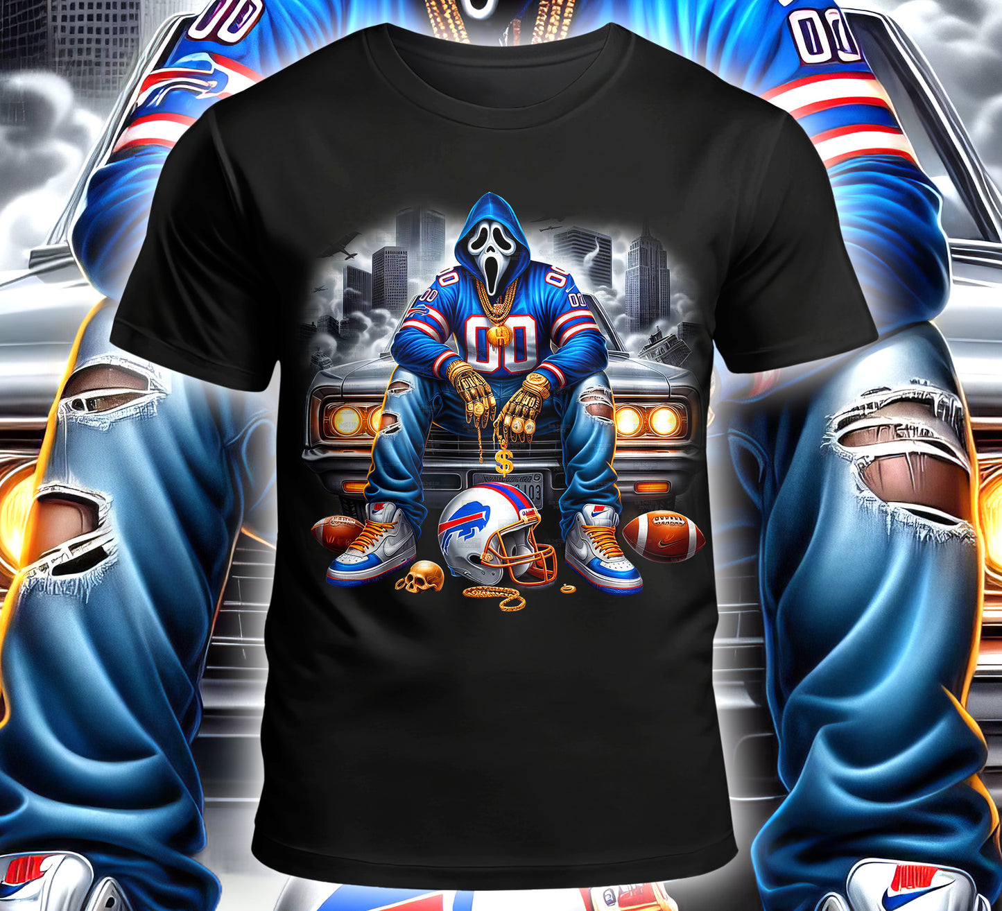 Football Sublimation/DTF T-Shirt Image