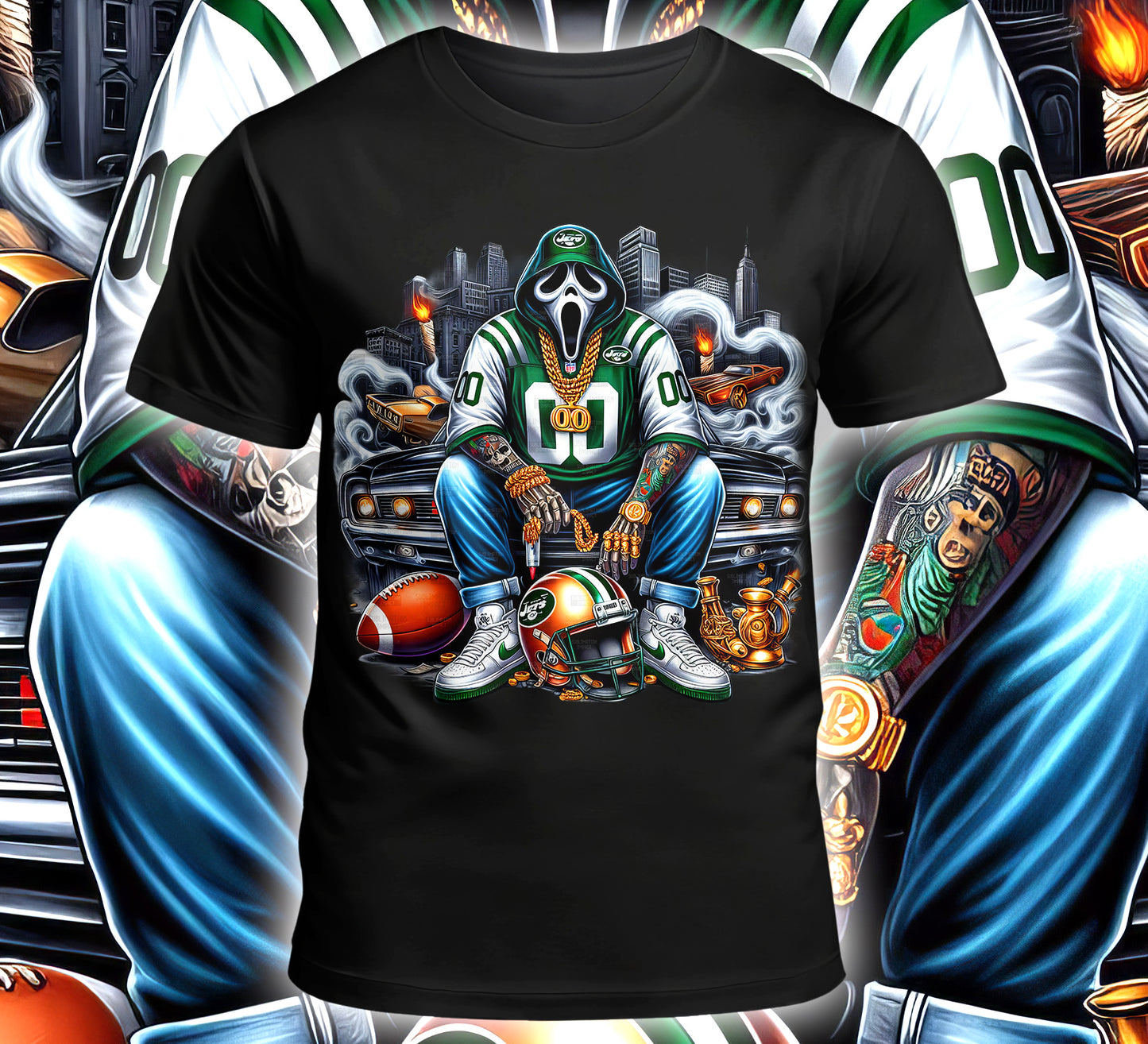 Football Sublimation/DTF T-Shirt Image