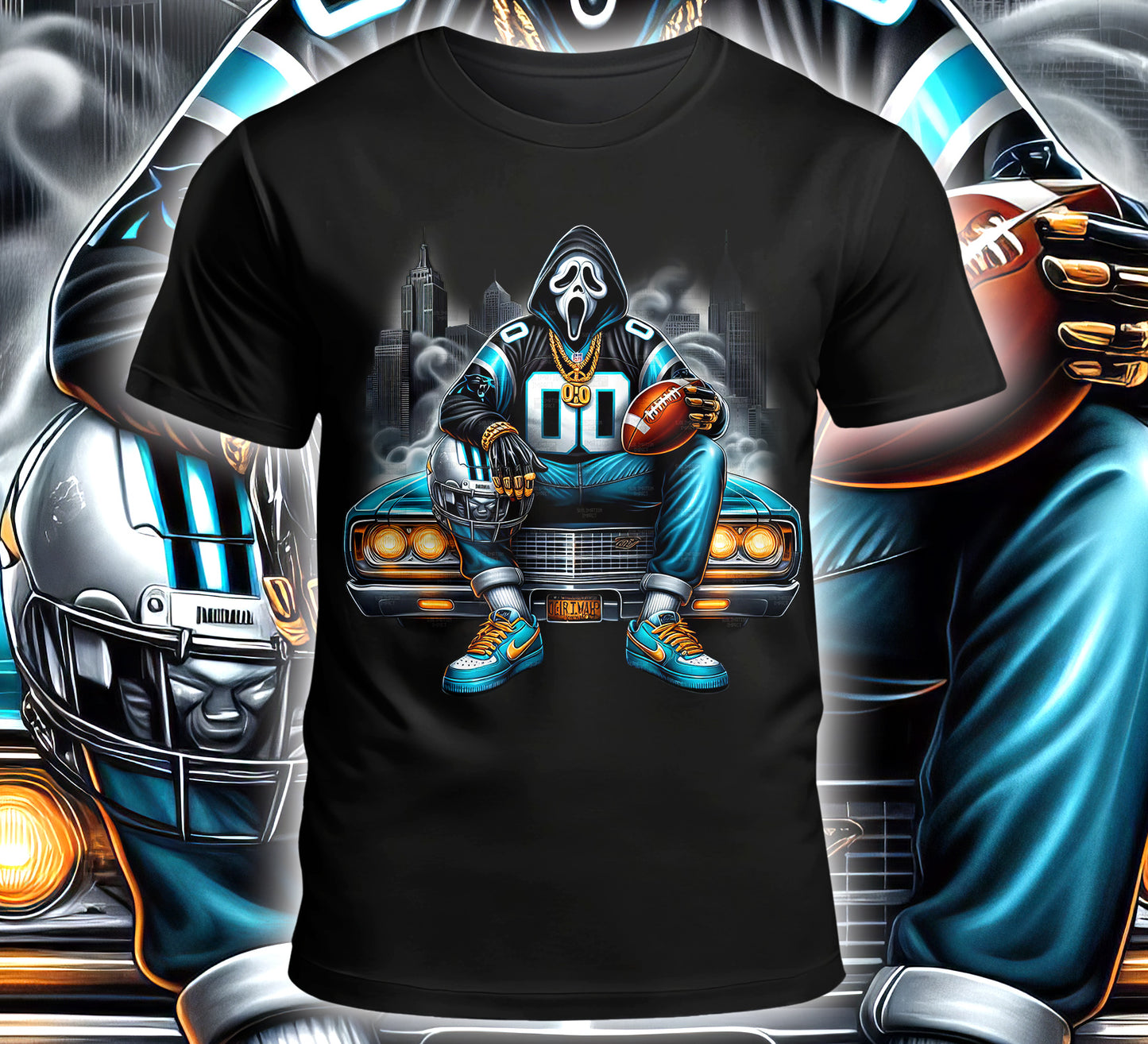 Football Sublimation/DTF T-Shirt Image