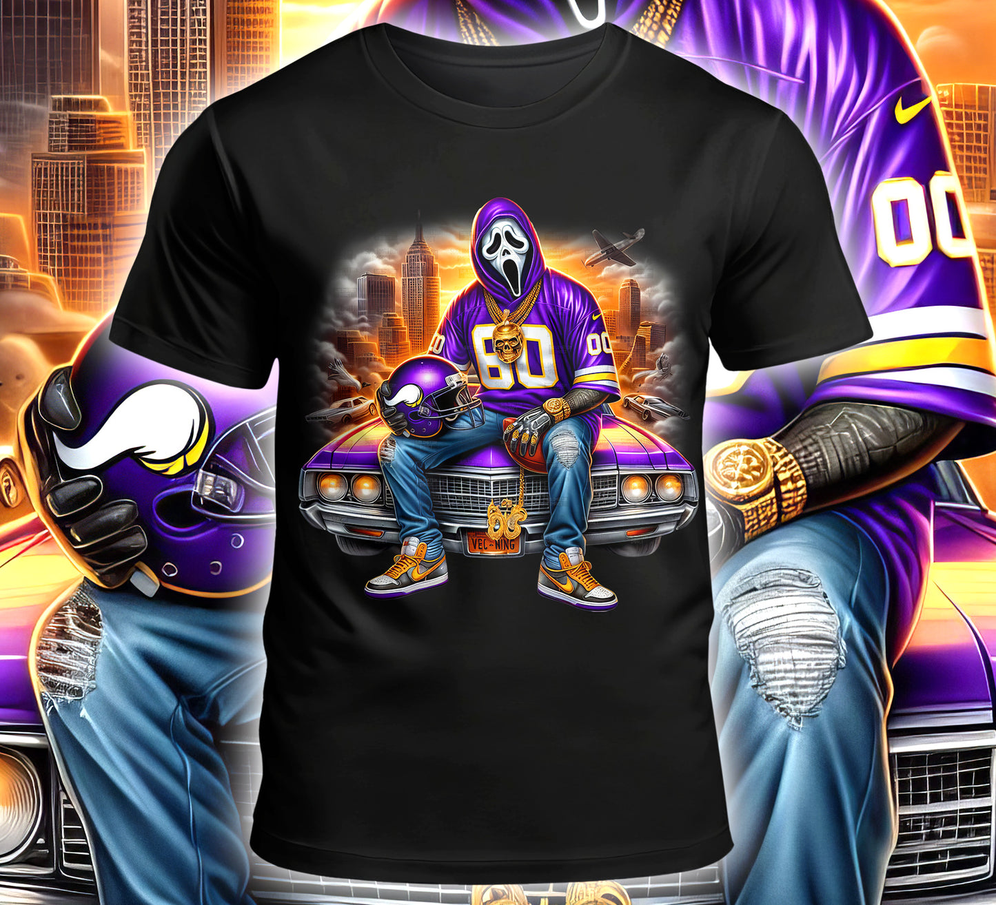 Football Sublimation/DTF T-Shirt Image