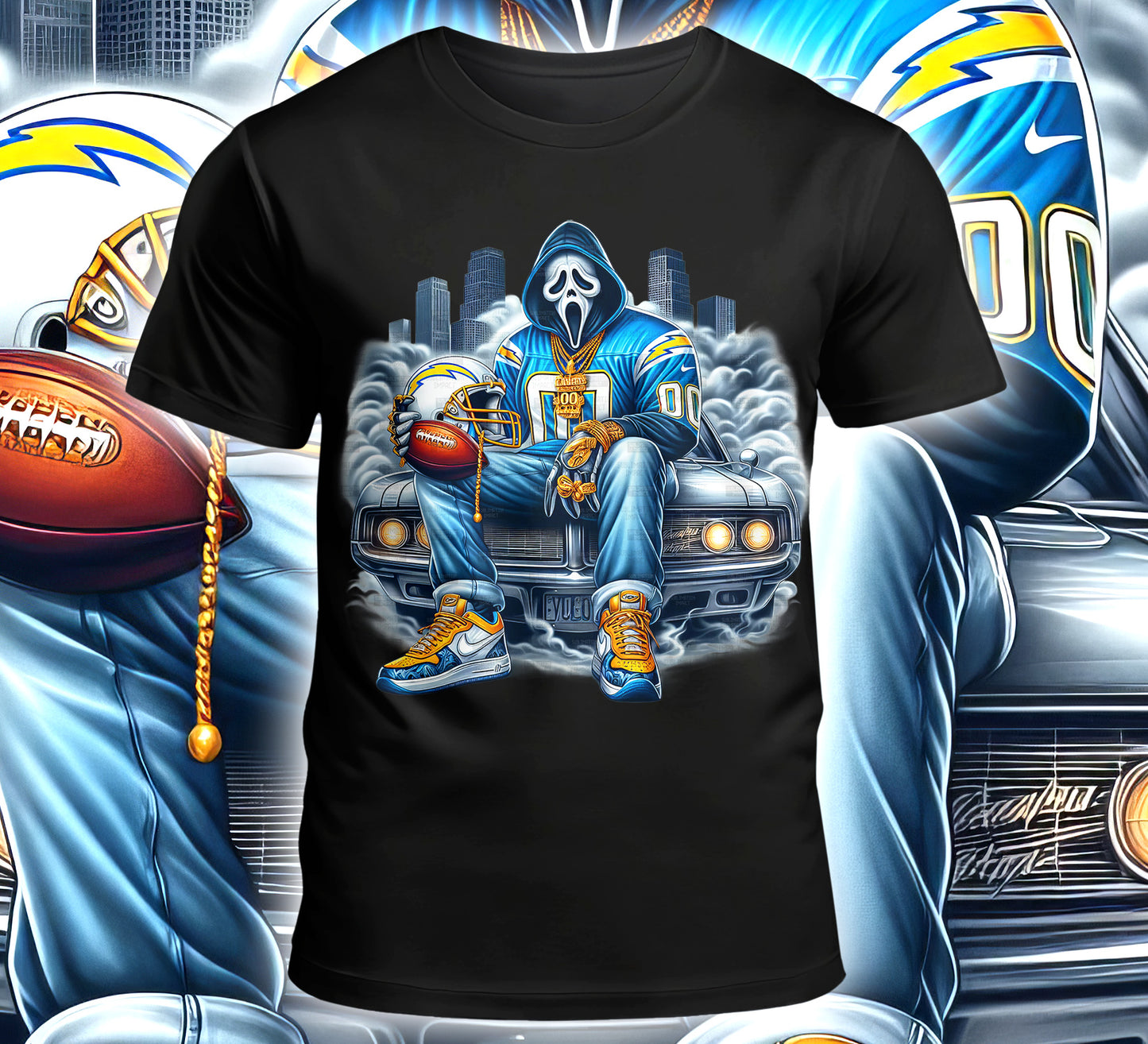 Football Sublimation/DTF T-Shirt Image