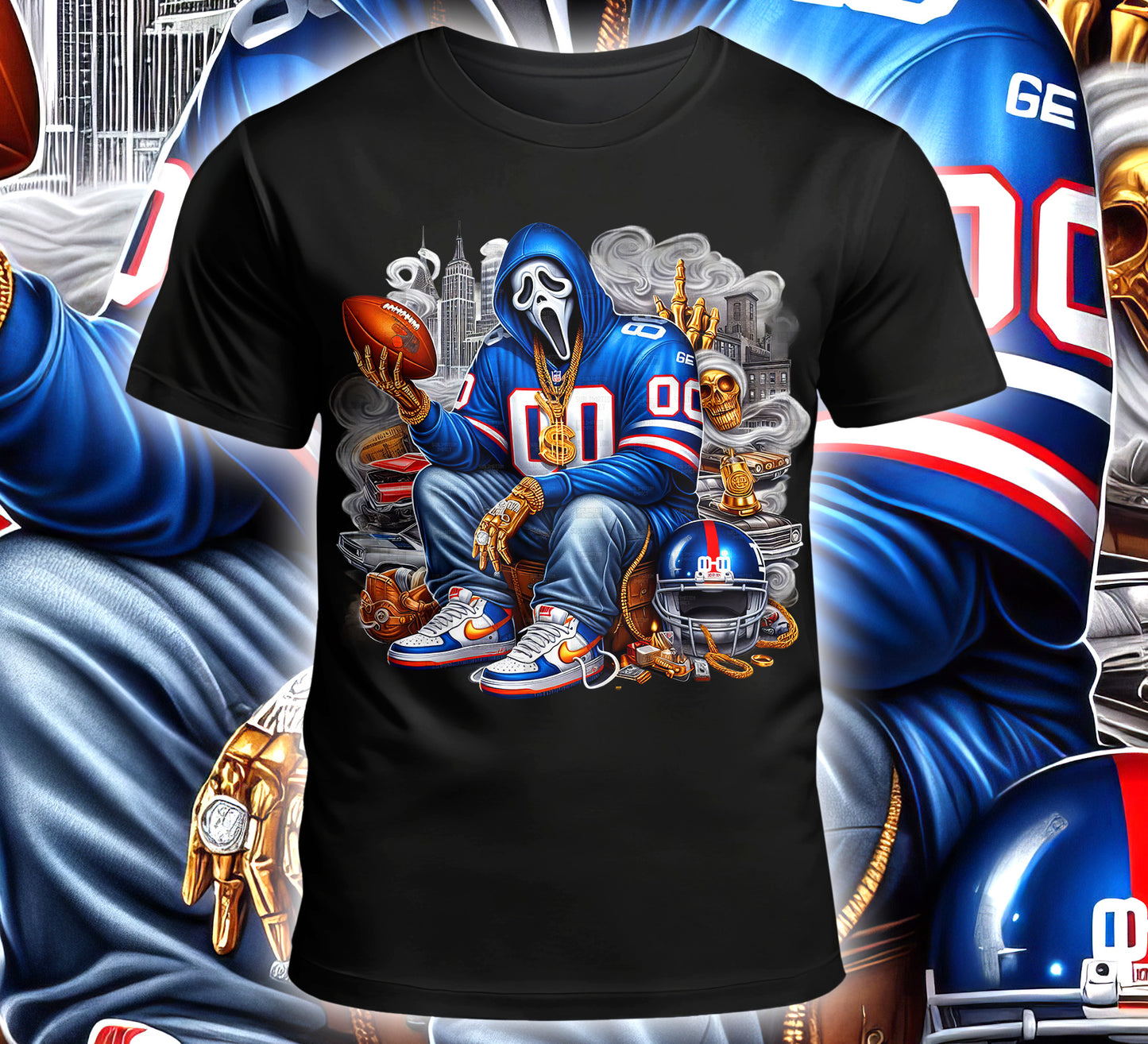 Football Sublimation/DTF T-Shirt Image