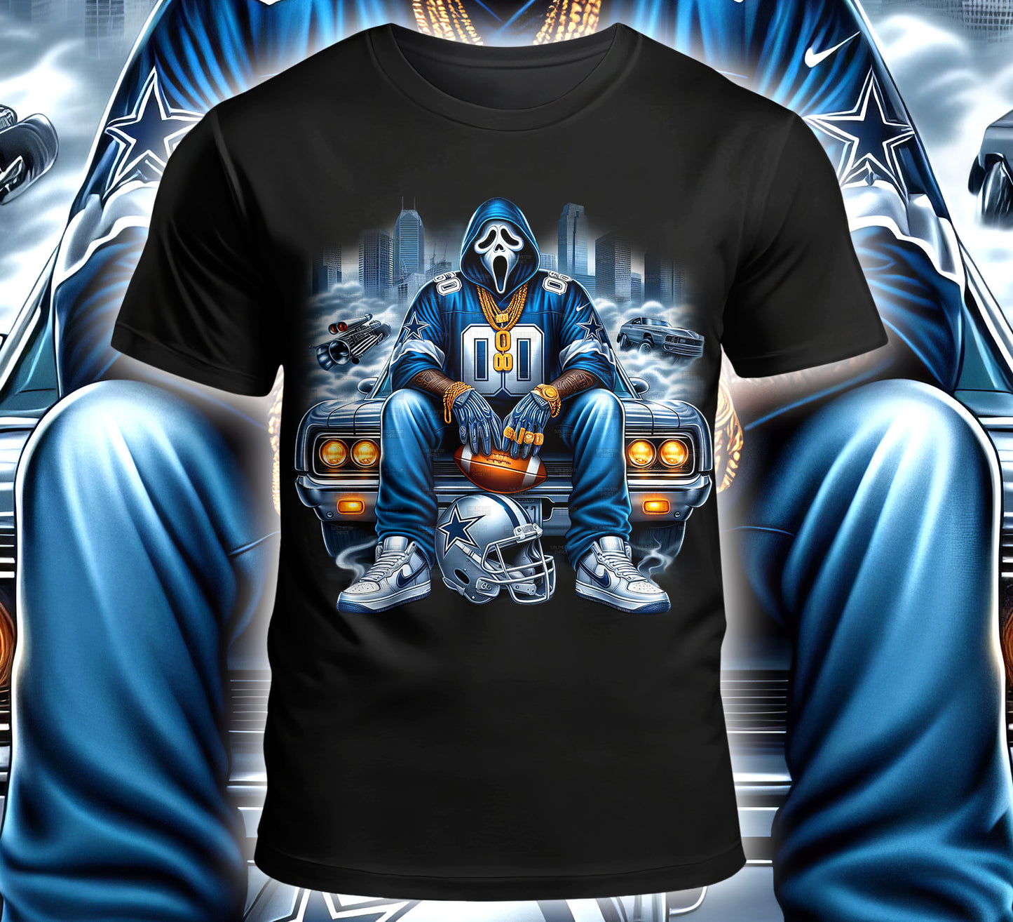 Football Sublimation/DTF T-Shirt Image