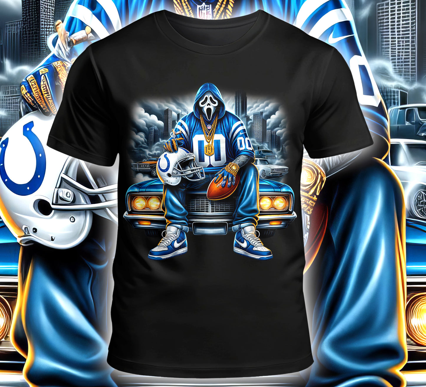 Football Sublimation/DTF T-Shirt Image