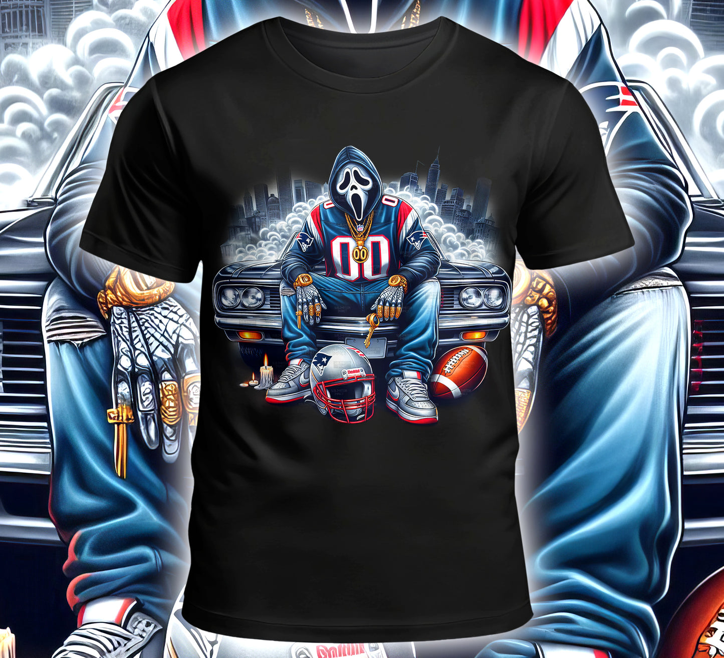 Football Sublimation/DTF T-Shirt Image