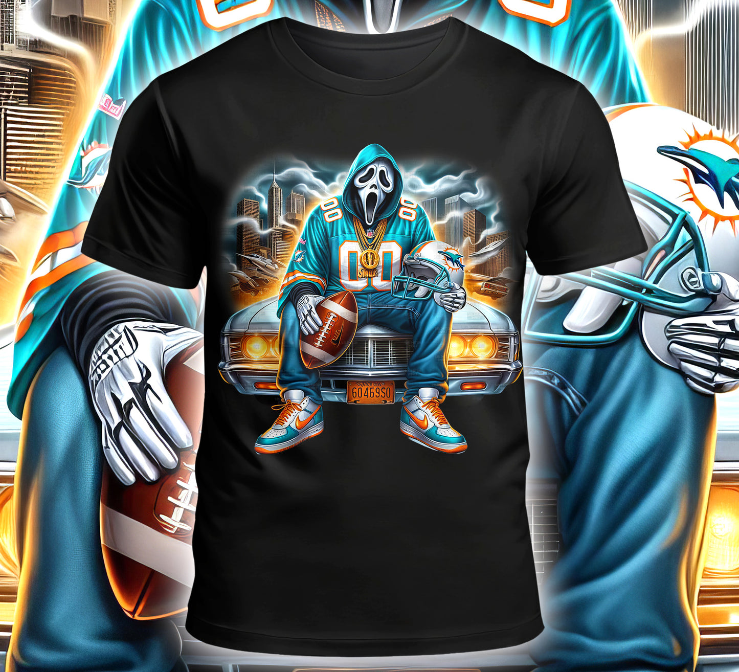 Football Sublimation/DTF T-Shirt Image