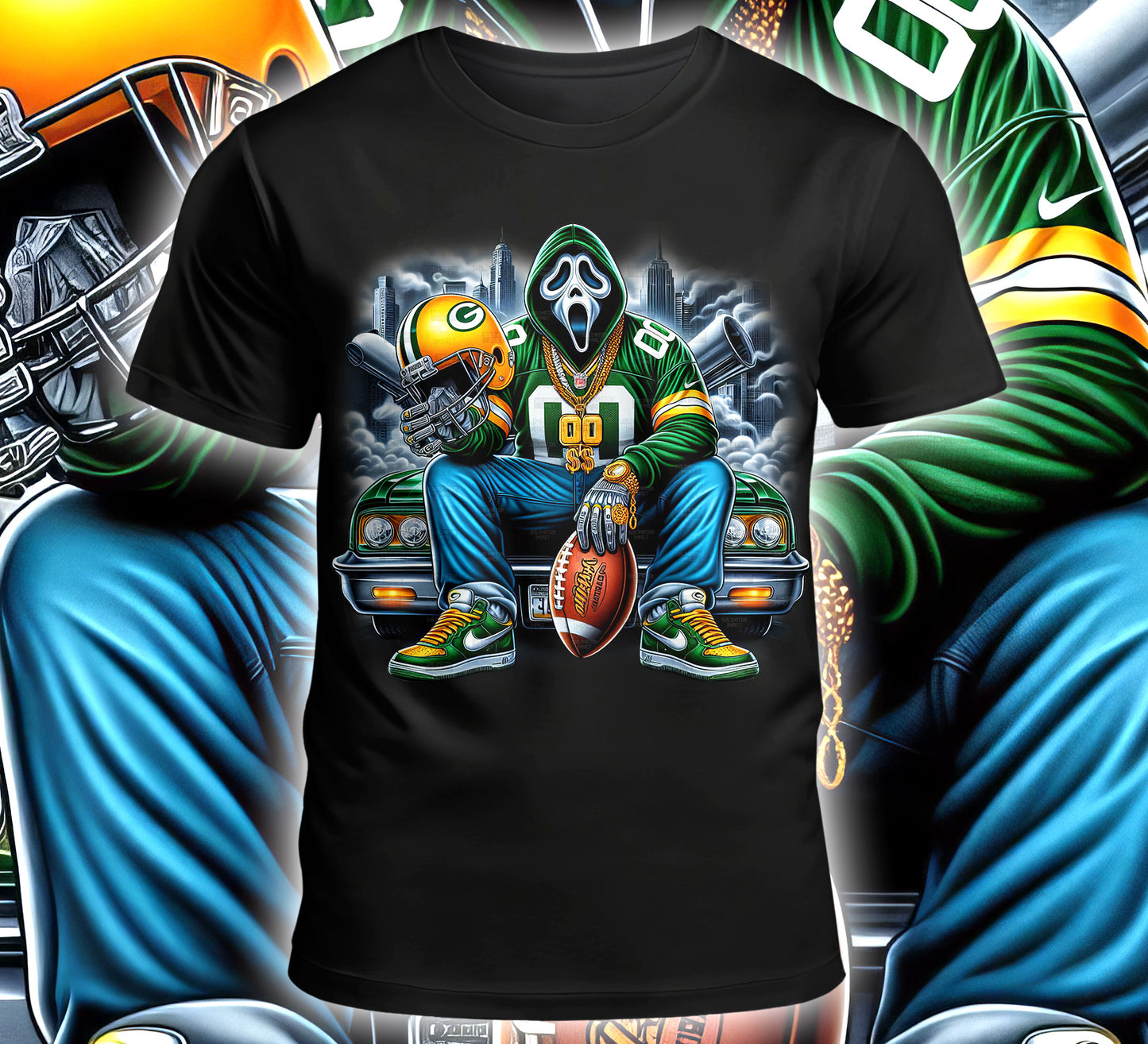 Football Sublimation/DTF T-Shirt Image