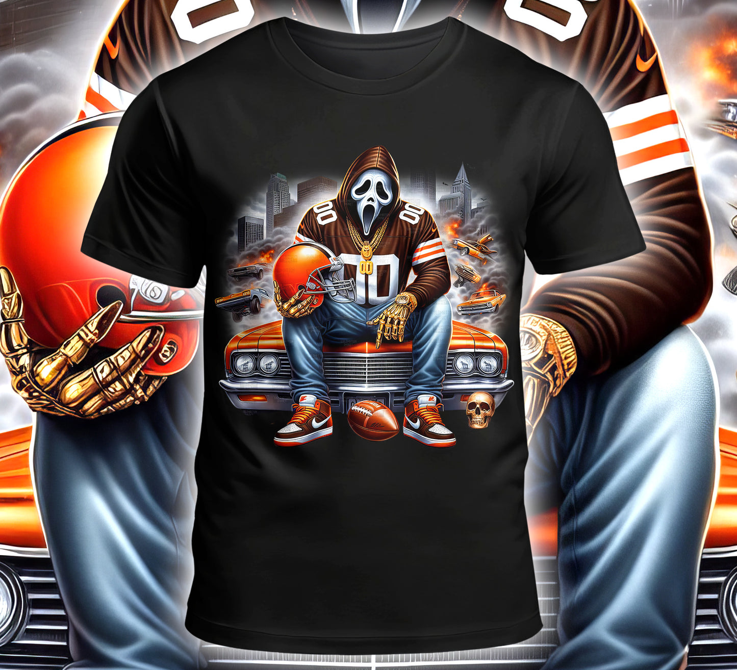 Football Sublimation/DTF T-Shirt Image