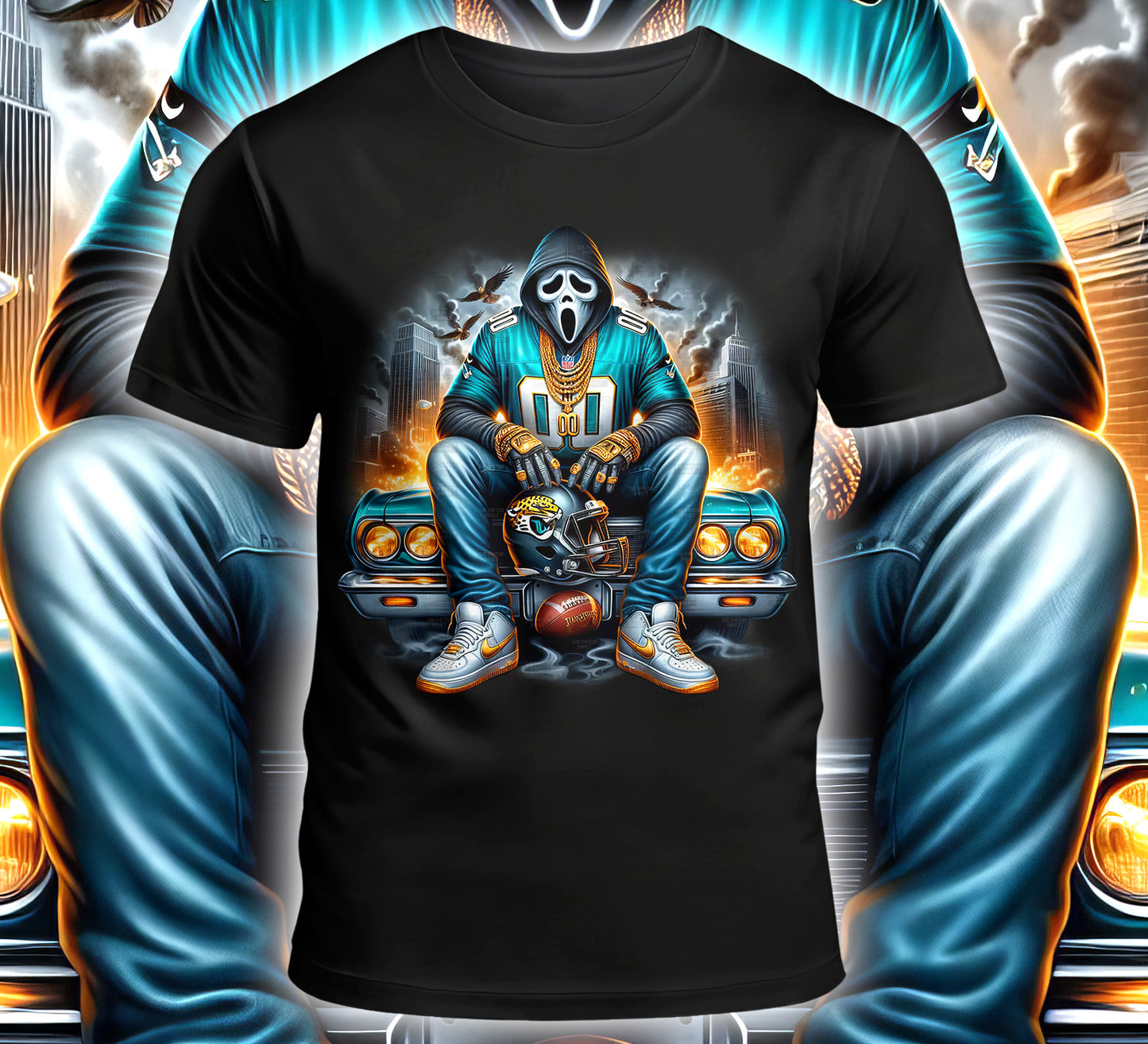 Football Sublimation/DTF T-Shirt Image