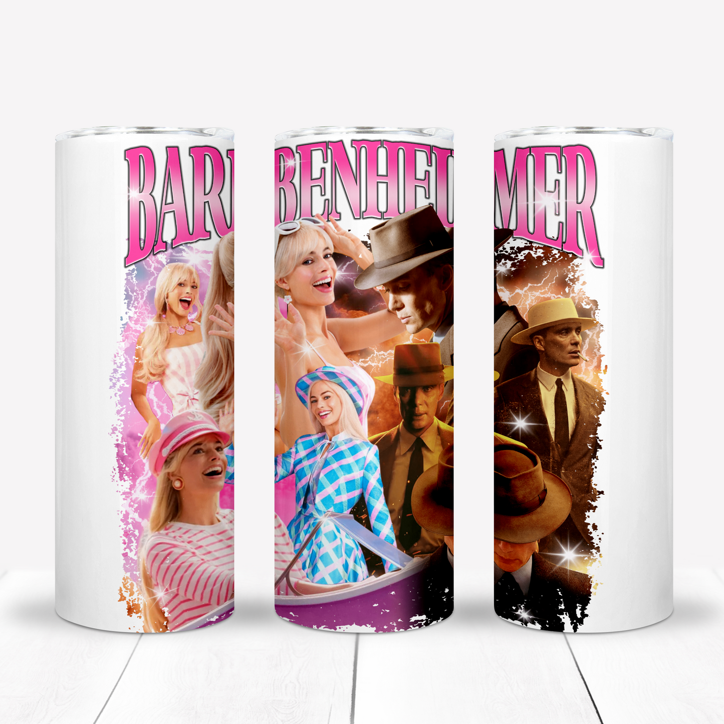 Barbenheimer Sublimation 20oz Tumbler Image