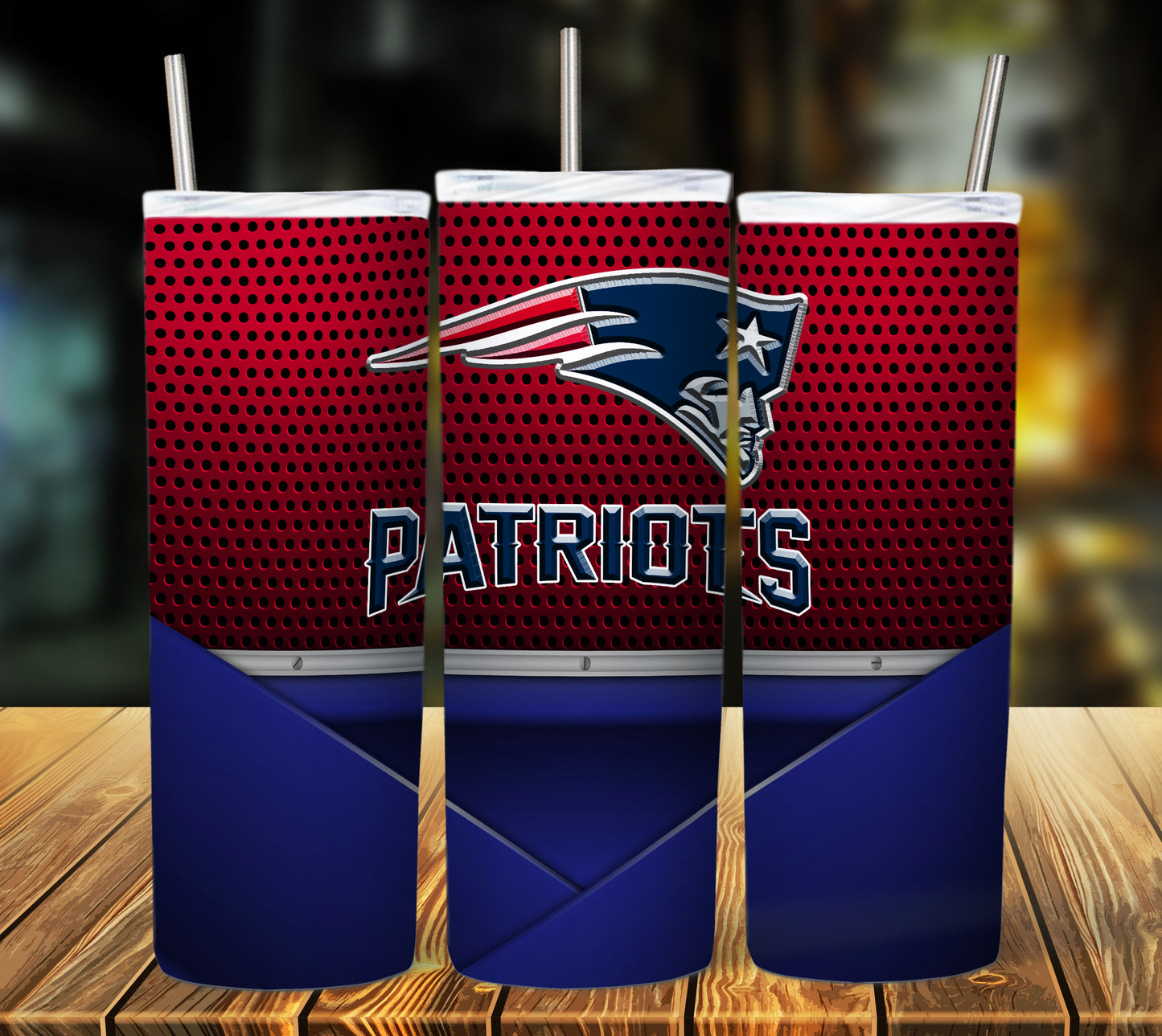 Football 20oz Sublimation Tumbler Image